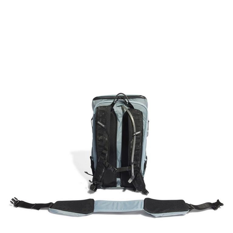 Gris/Noir - adidas - Messenger Bag Ophidia Small aus Canvas - 4