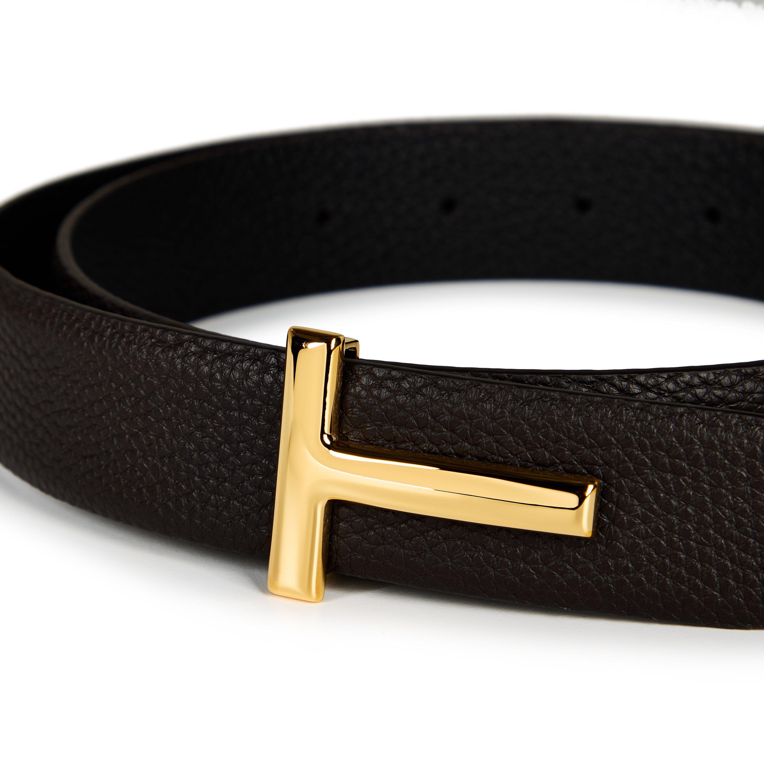 【関税＆送料込み】Tom Ford Leather Belt Bag With Buckle TOM FORD (トムフォード) レザー ゴールドジップ ボディバッグ
