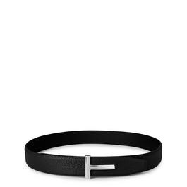 Tom Ford Reversable T- Logo 30mm Leather Belt