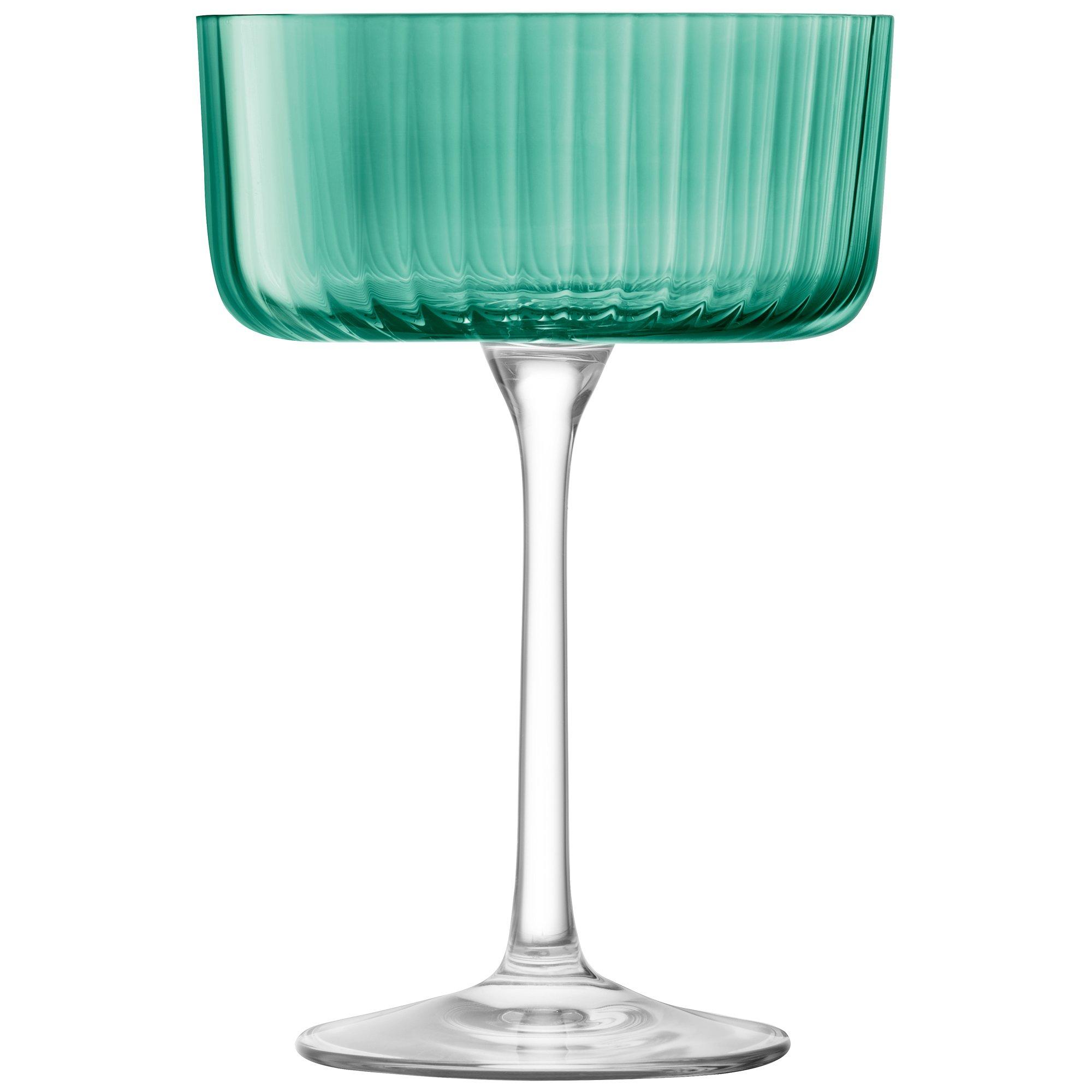 Jade - LSA - Assorted Gems Champagne Coupe Glass - Set of 4 - 3