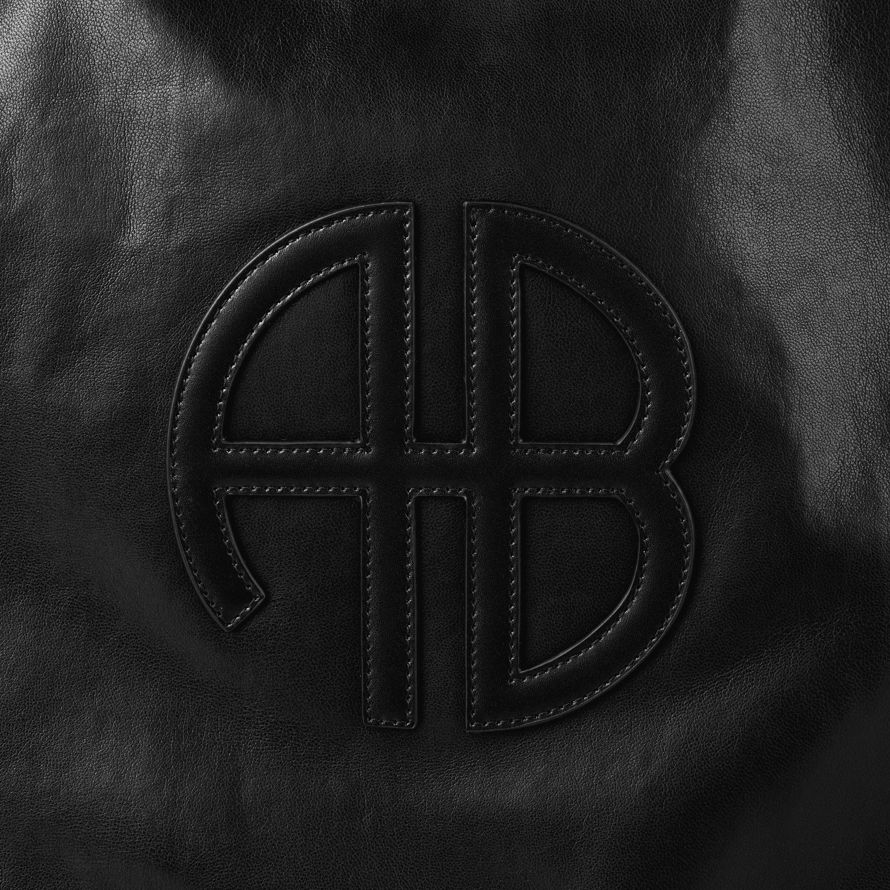 Black - Anine Bing - Women's Rio Leather Tote Bag - 7