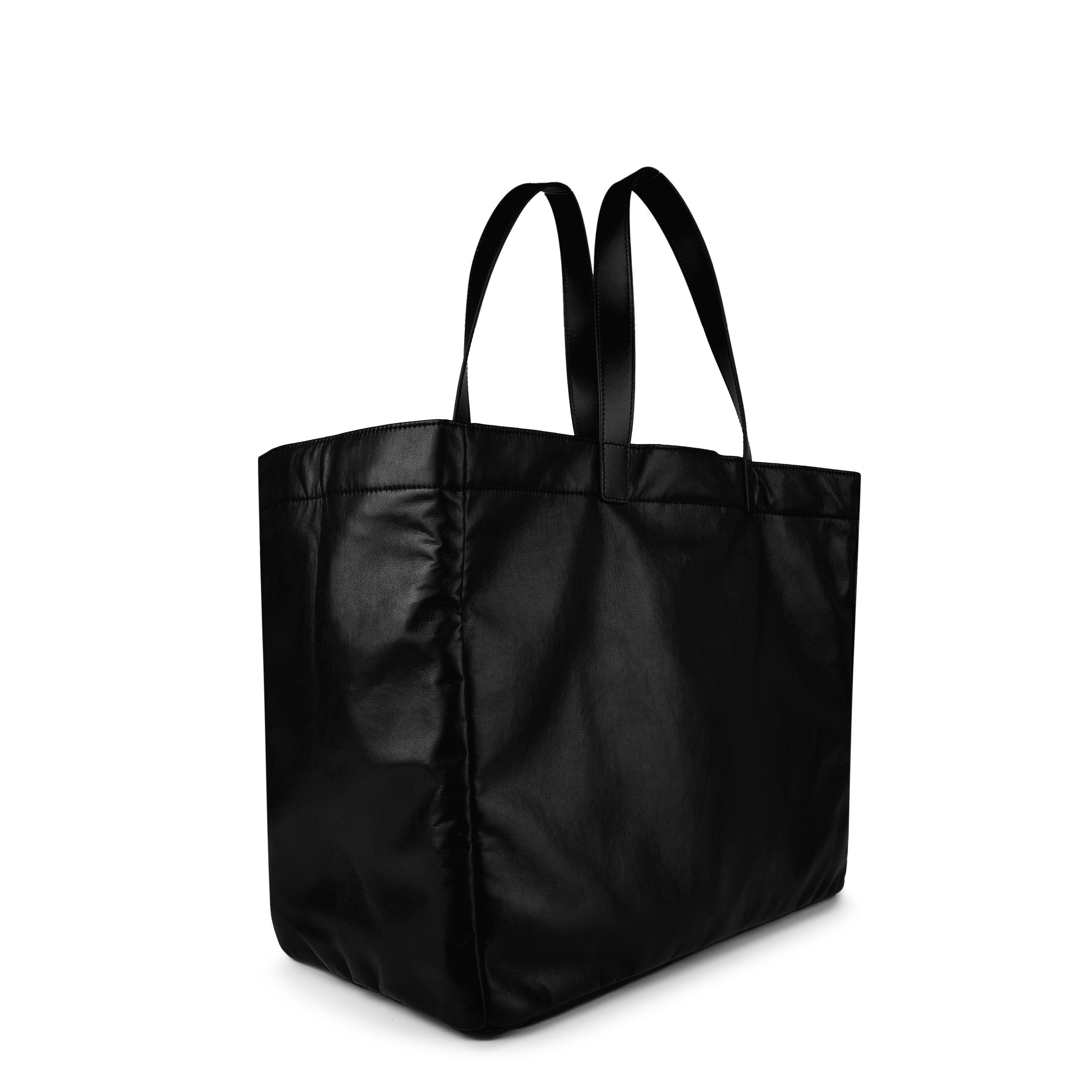 Black - Anine Bing - Women's Rio Leather Tote Bag - 3