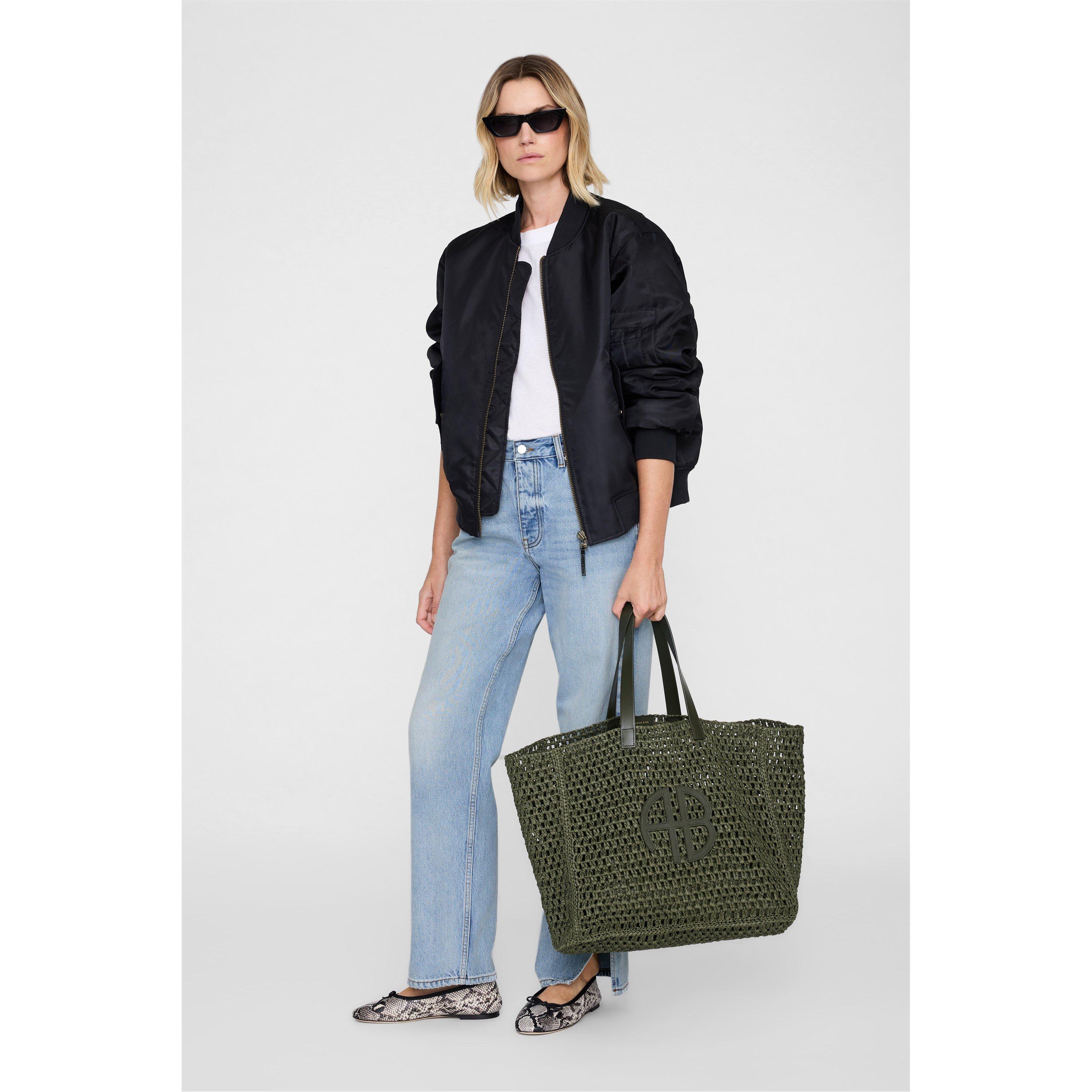 Olive - Anine Bing - Women's Rio Leather Tote Bag - 2