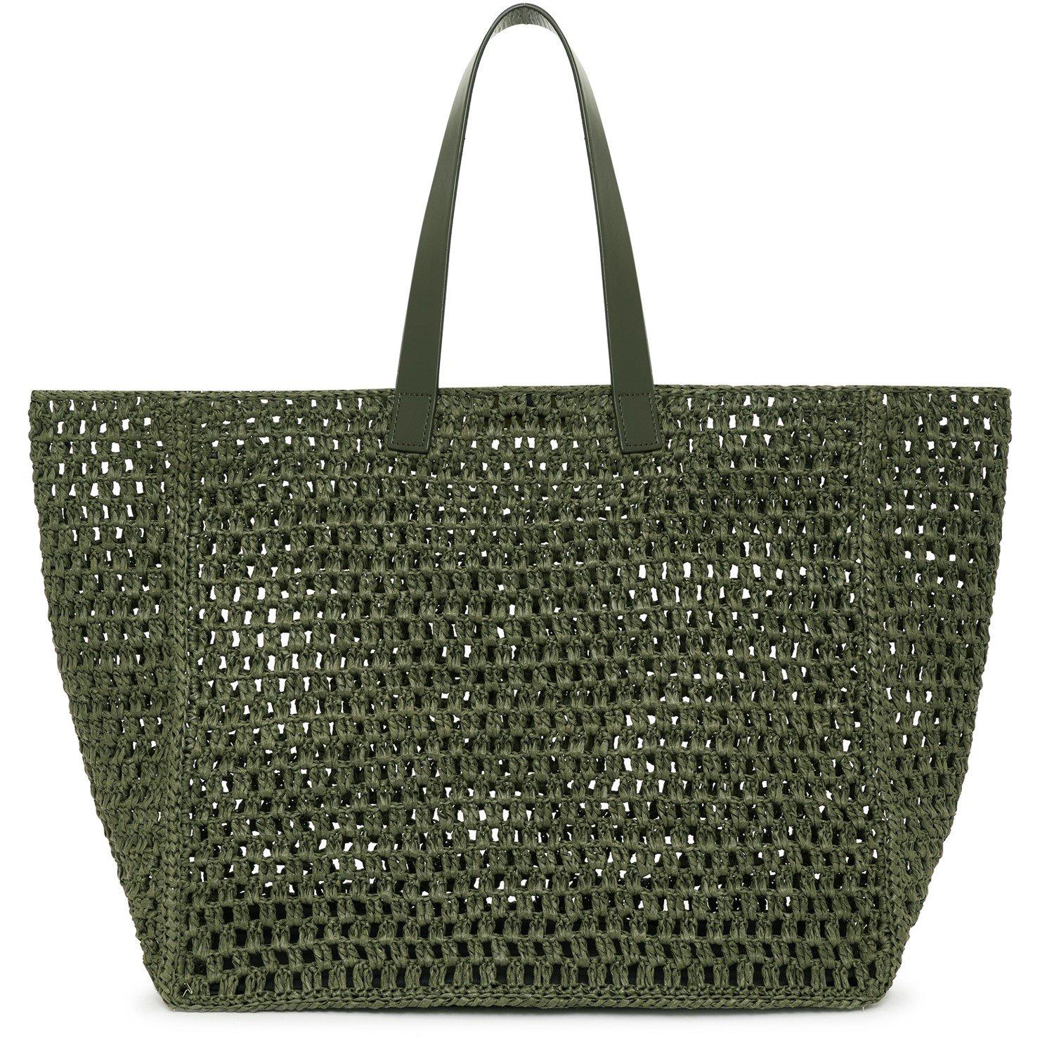 Olive - Anine Bing - Women's Rio Leather Tote Bag - 3