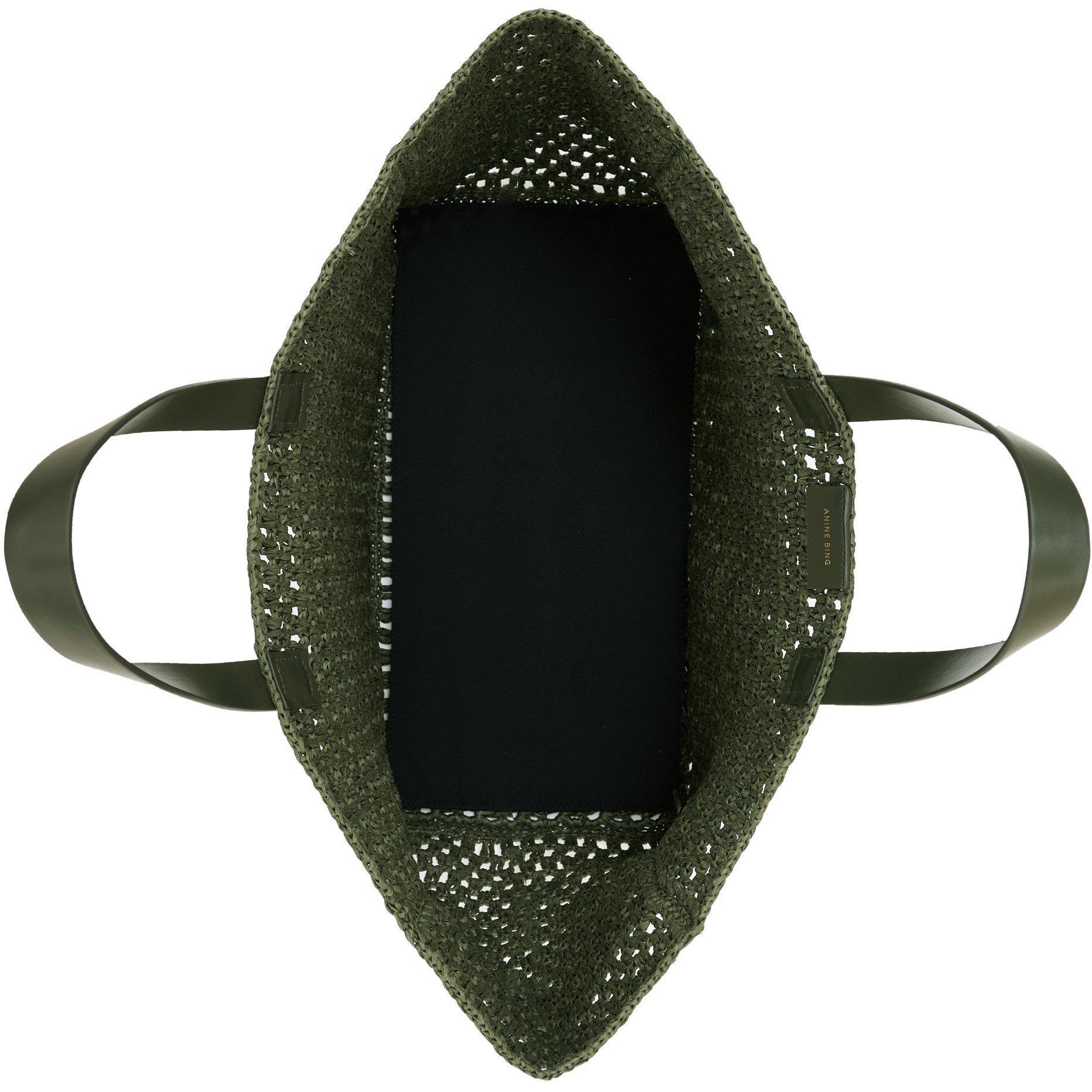 Olive - Anine Bing - Women's Rio Leather Tote Bag - 4