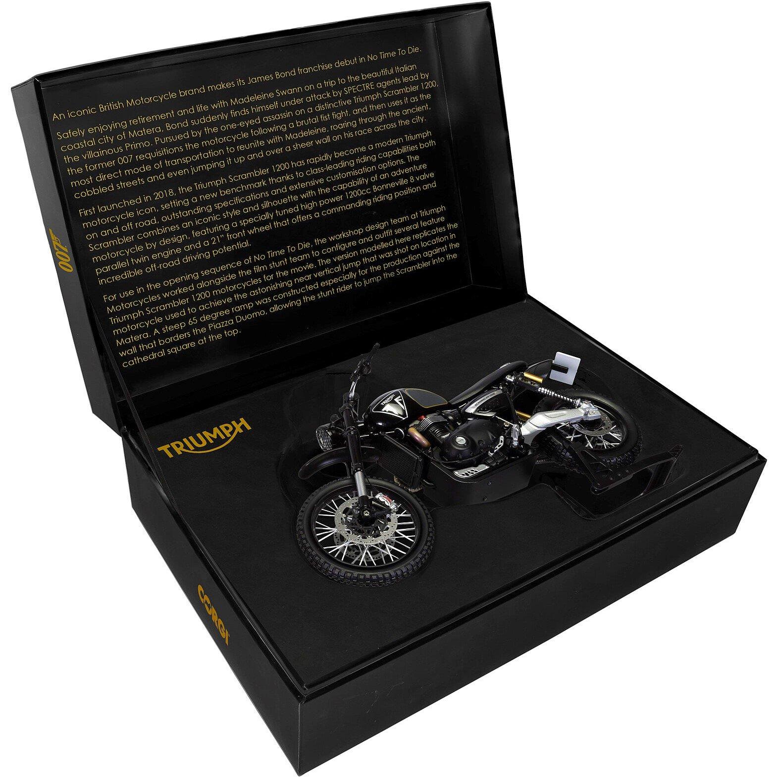 Merchandise - Hornby - James Bond Triumph Scrambler 1200 (Matera) - NTTD - 4