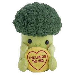 Love Hearts GAME LOVE HEARTS 18CM (7”) BROCCOLI SOFT TOY