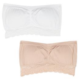 Be You 2 Pack Lace Bandeau Bra