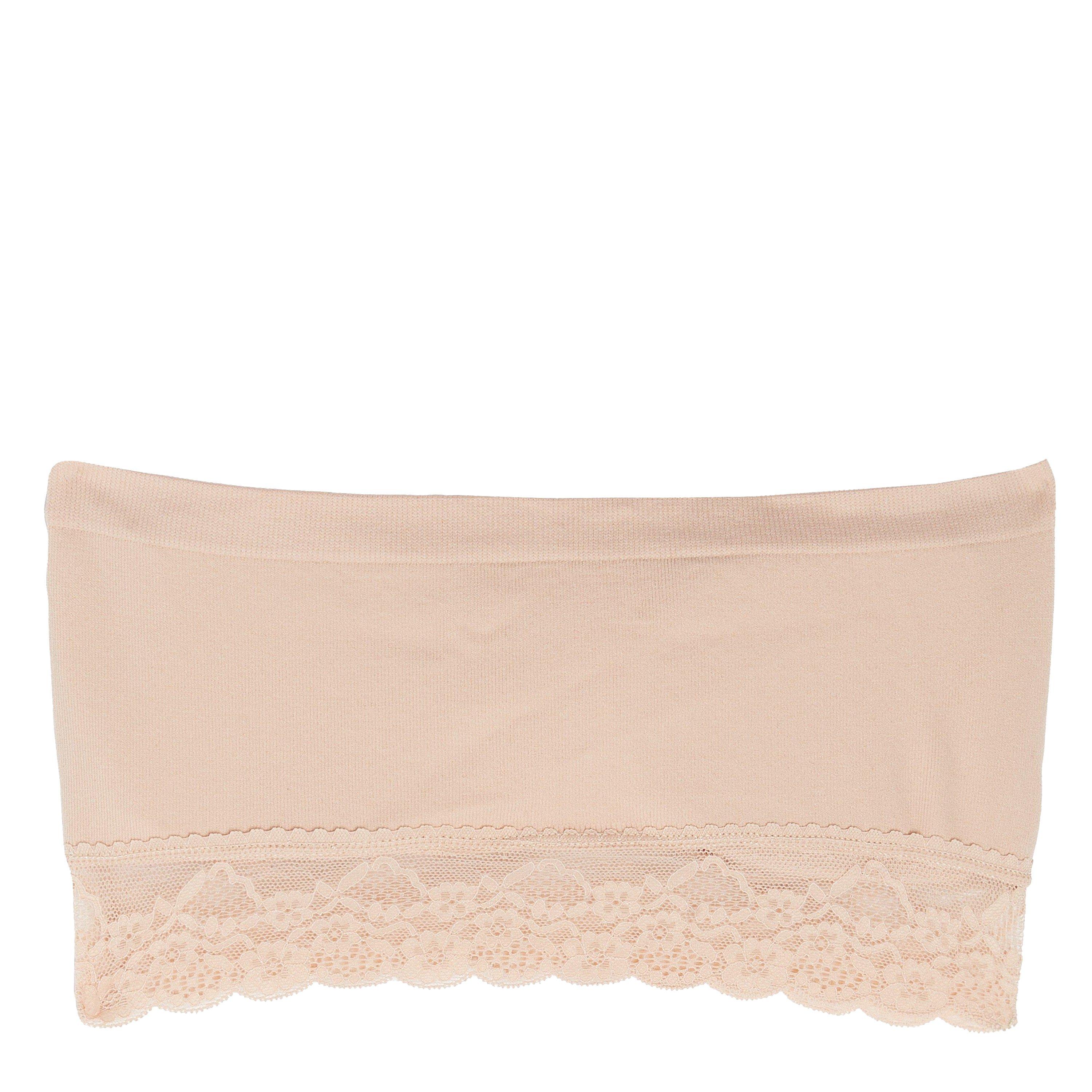 Blanc/Nude - Be You - 2 Pack Lace Bandeau Bra - 4