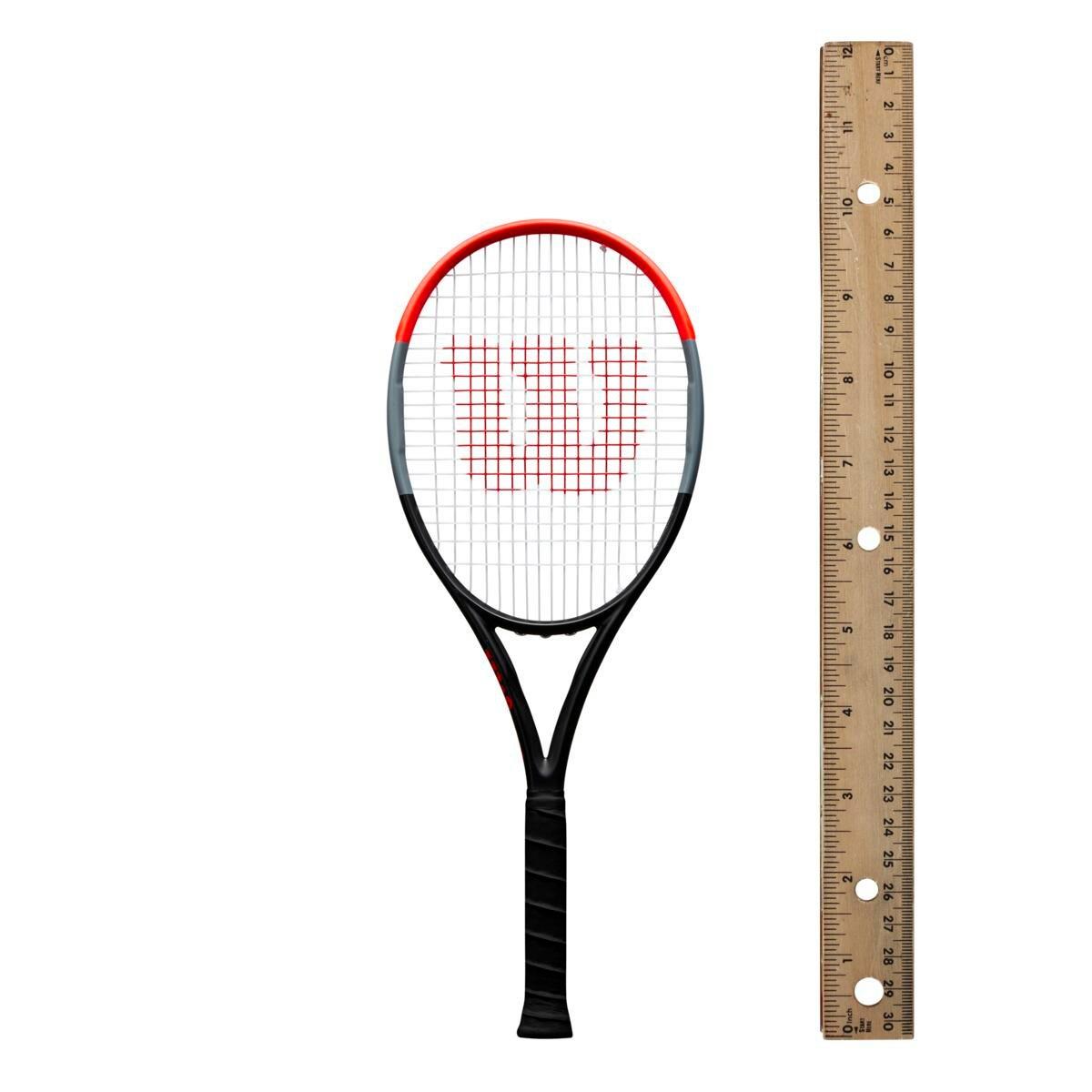Sort/Rød - Wilson - Adults Clash Mini Tennis Racket - 2