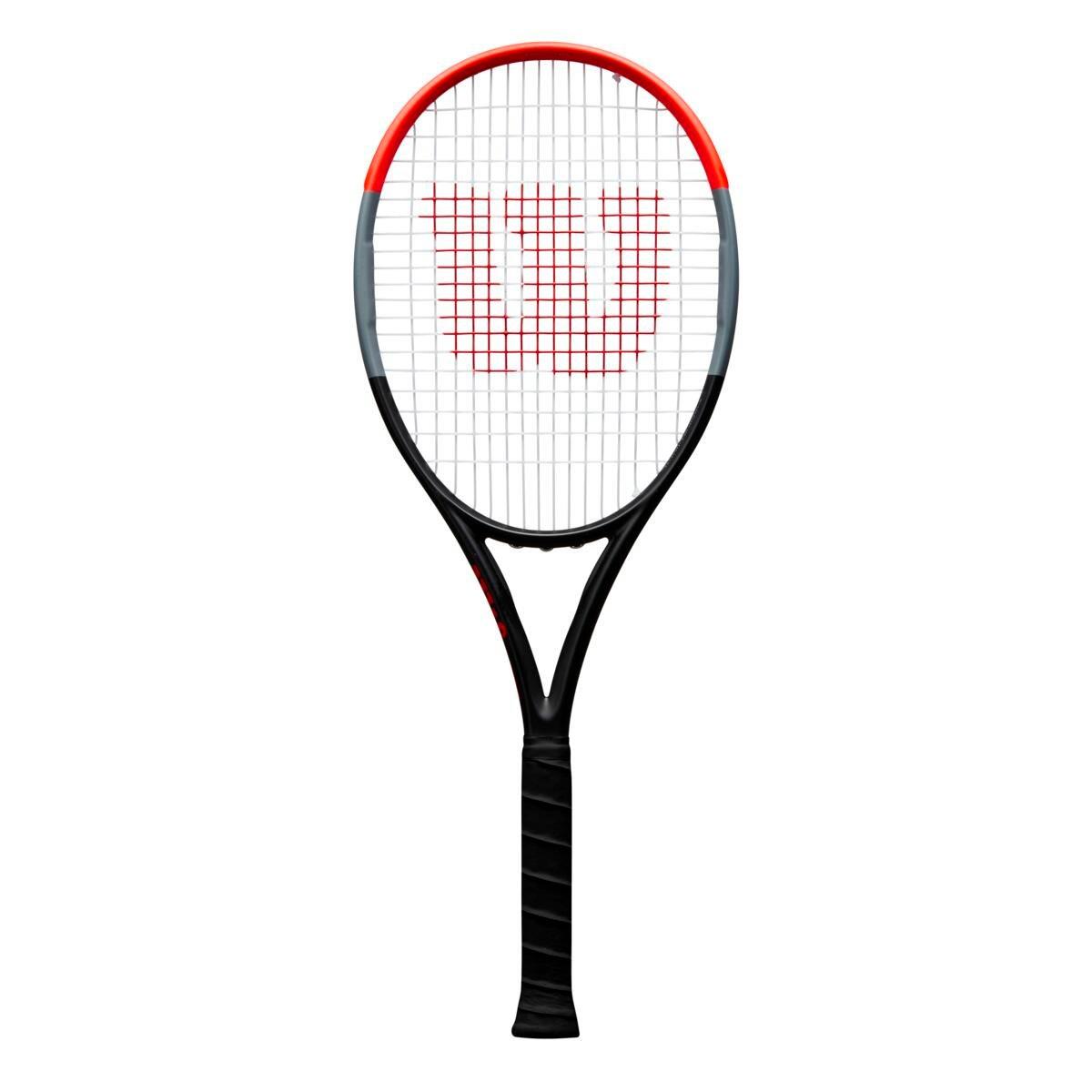Sort/Rød - Wilson - Adults Clash Mini Tennis Racket - 3