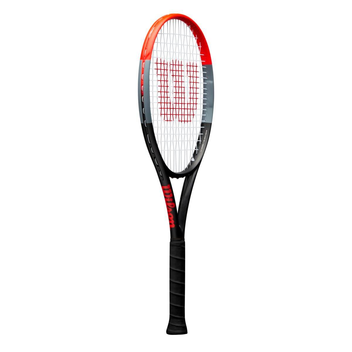 Sort/Rød - Wilson - Adults Clash Mini Tennis Racket - 4
