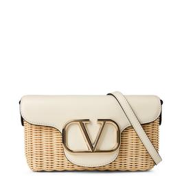 Valentino Garavani Rafia Small Shoulder Bag