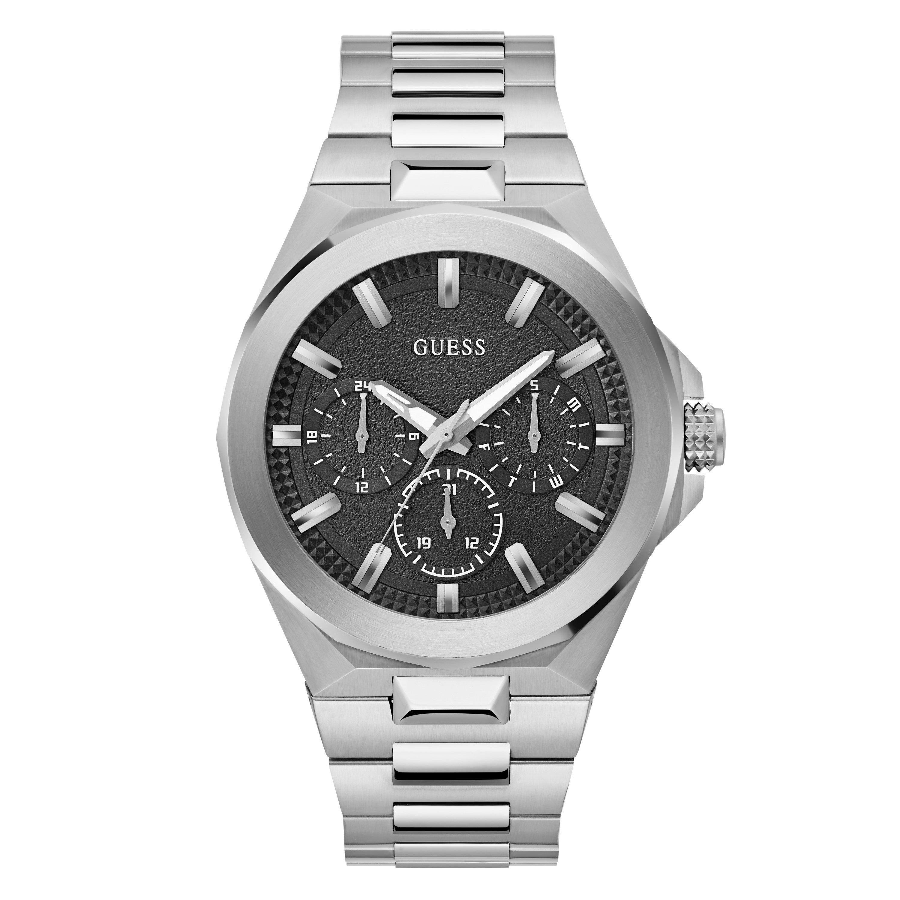 Silver/Black - Guess - GUESS Dashboad Watch - 1