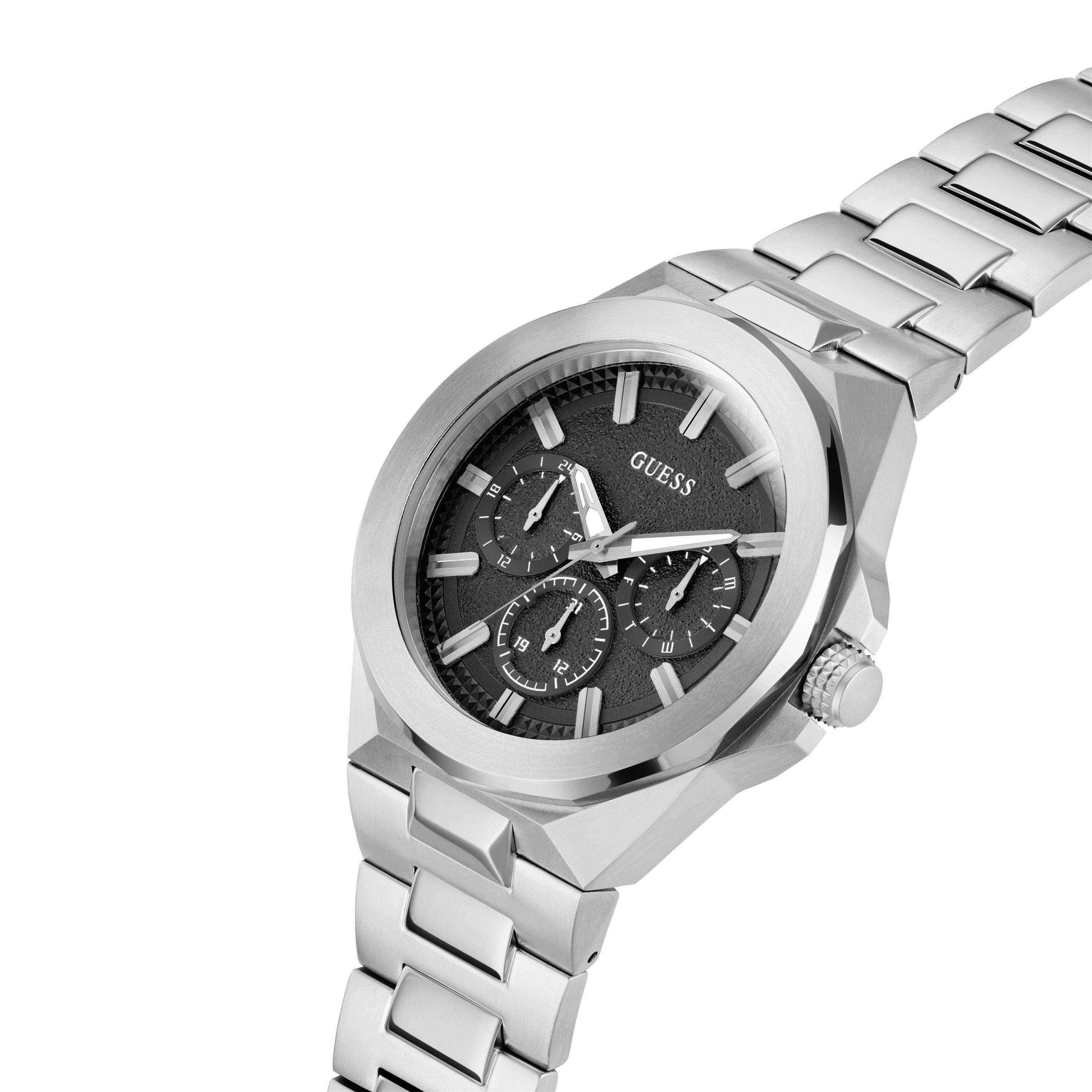 Silver/Black - Guess - GUESS Dashboad Watch - 4