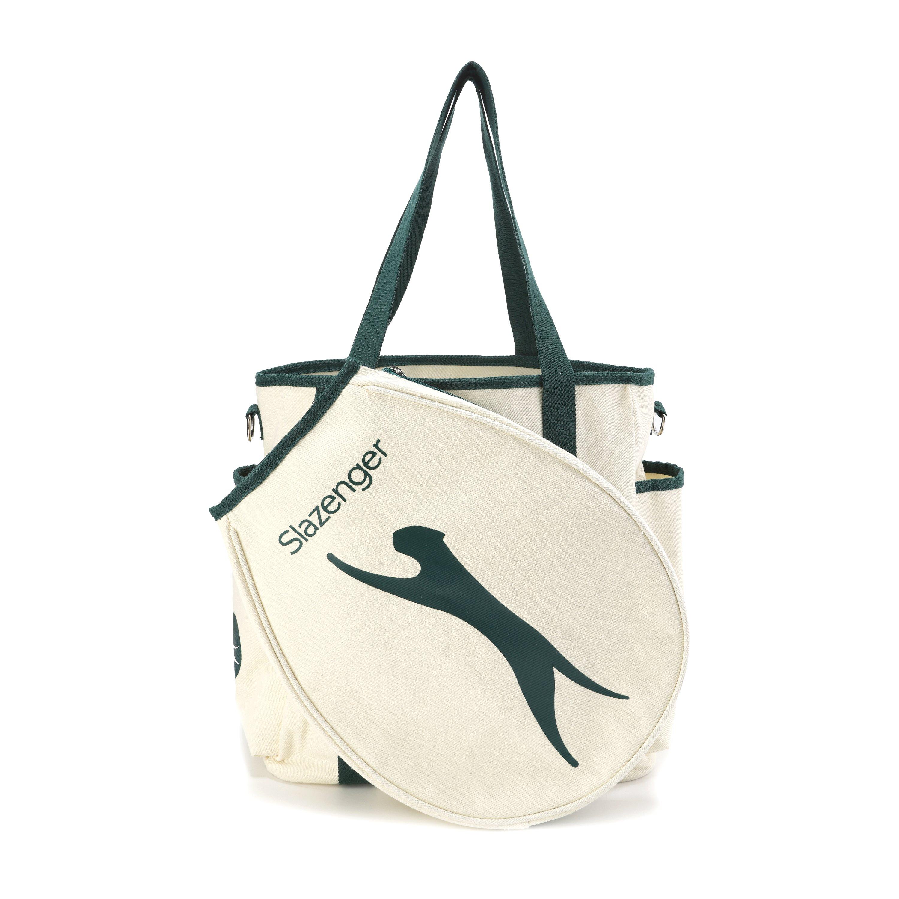 White/Green - Slazenger - Slaz Tote Rkt Bag - 1