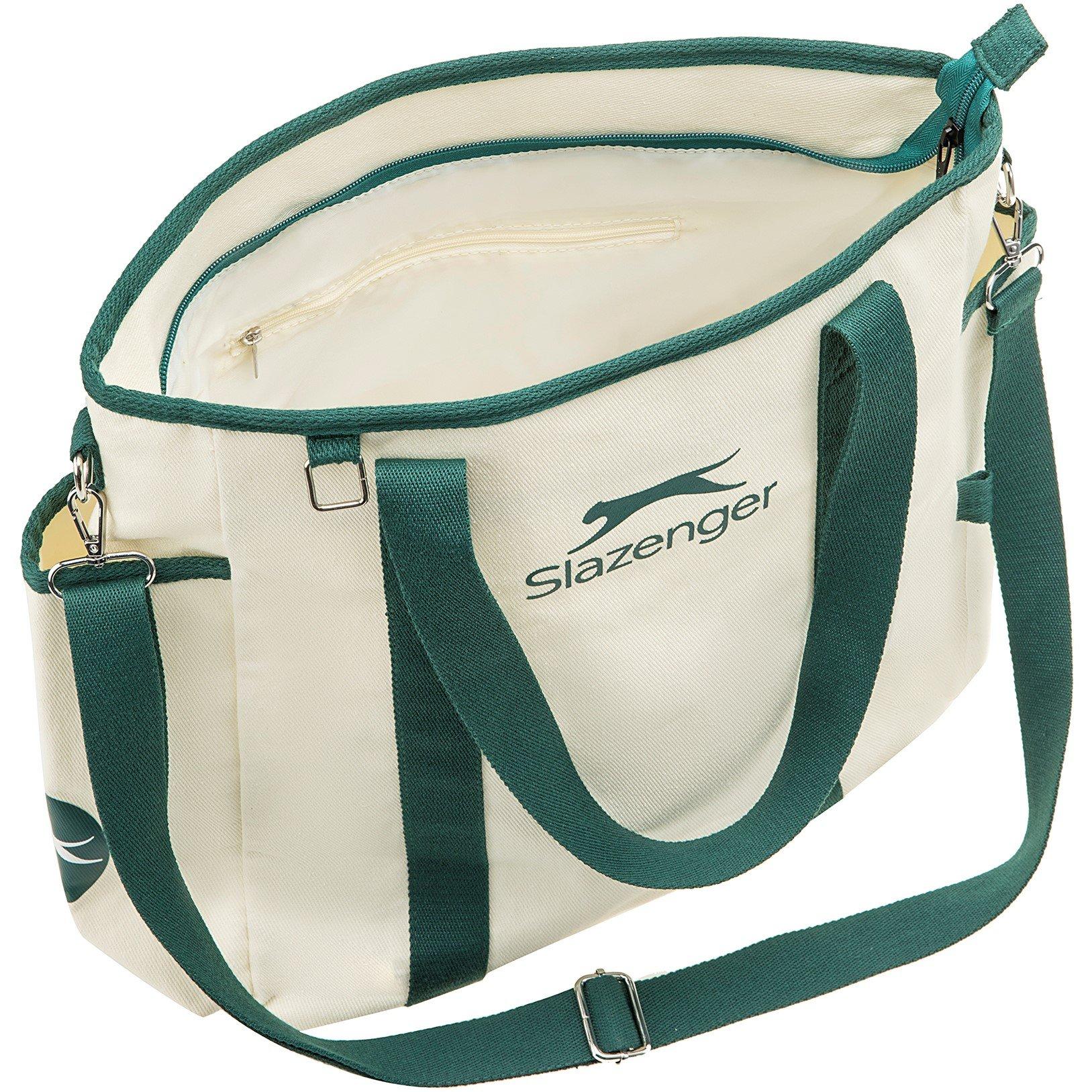 White/Green - Slazenger - Slaz Tote Rkt Bag - 6