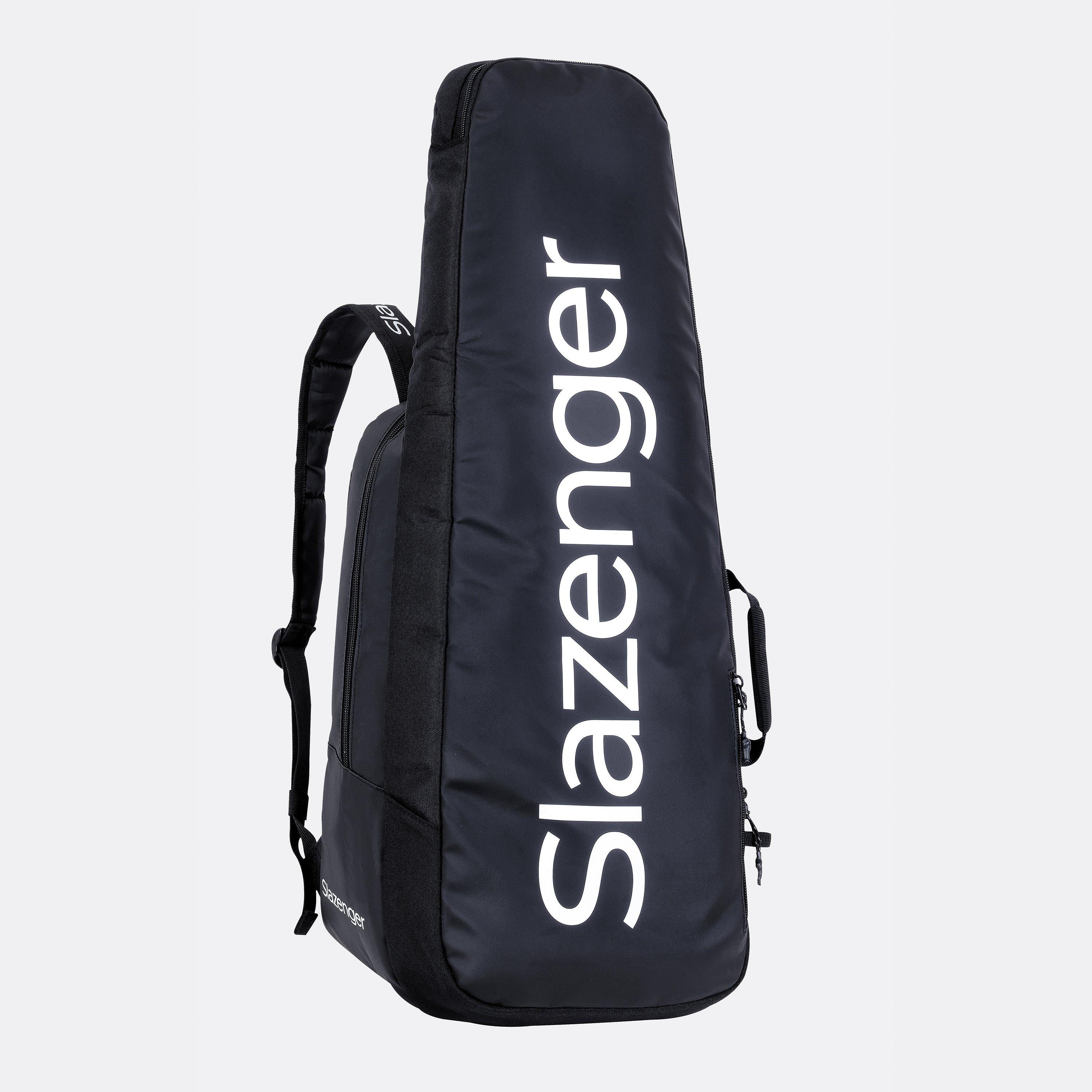 Nero - Slazenger - Slaz 28L Shoulder Strap Tennis Racket Bag - 2