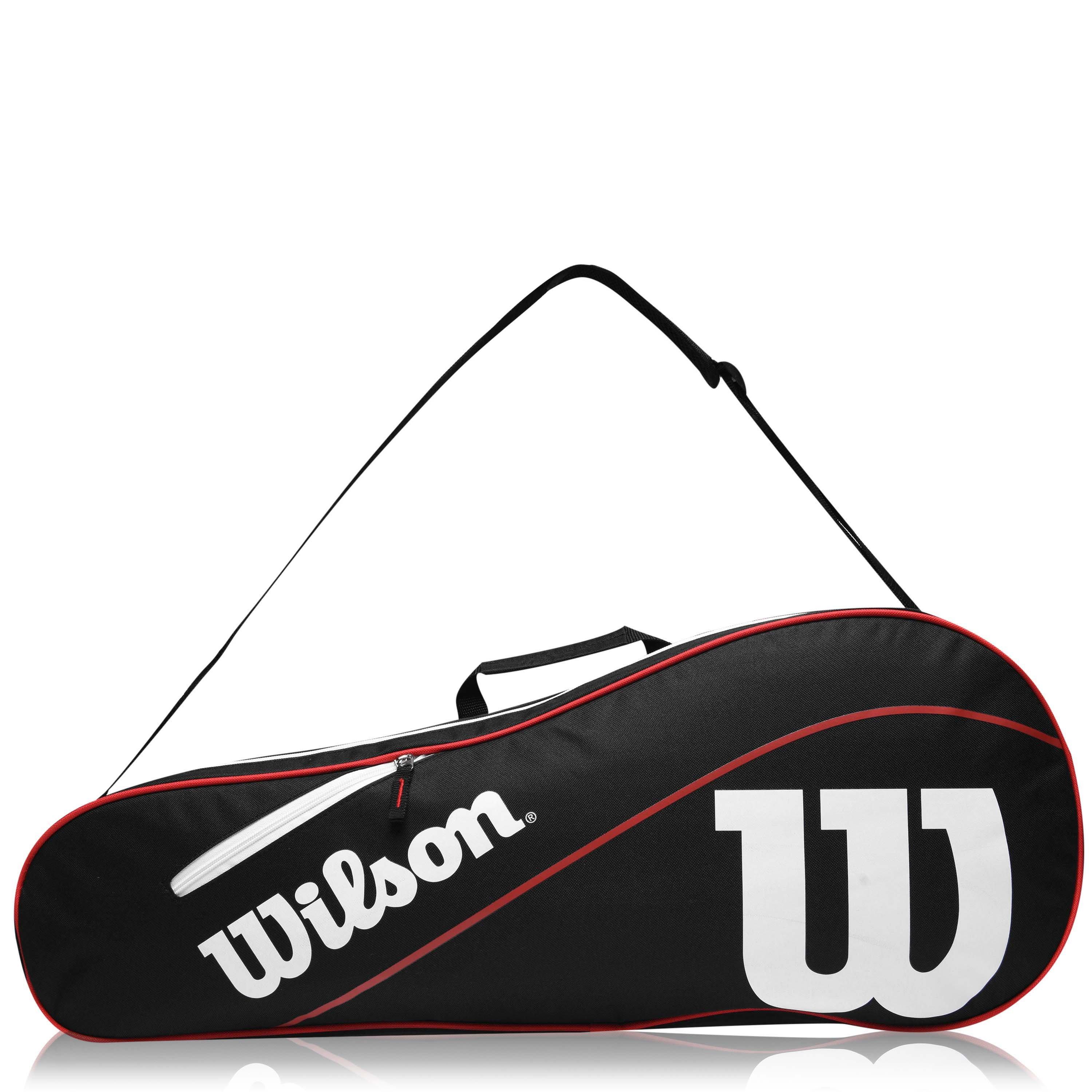 Black/Red - Wilson - Advantage III Six Racket Bag - 2