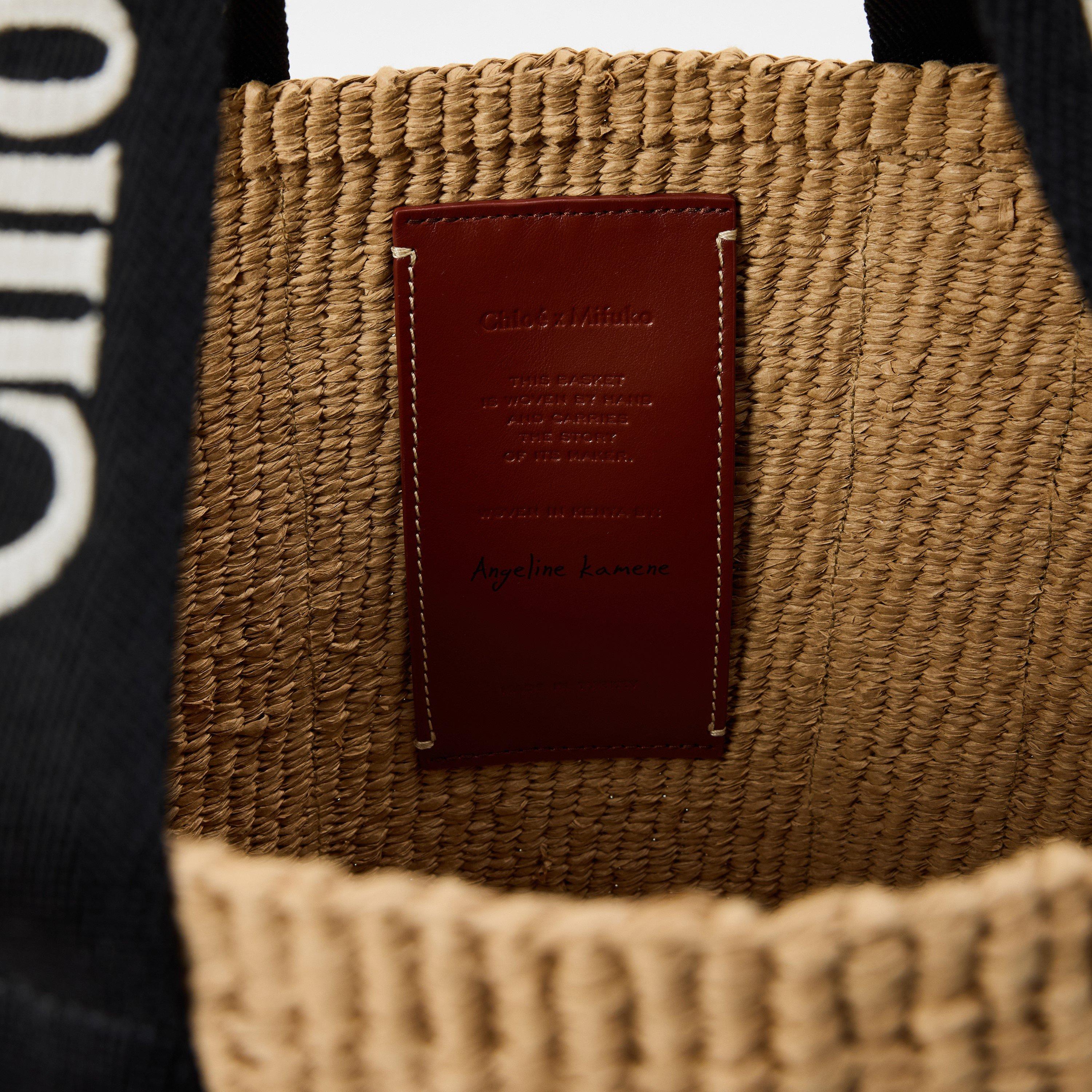 Blk/Beige - Chloe - Large Woody Basket - 4