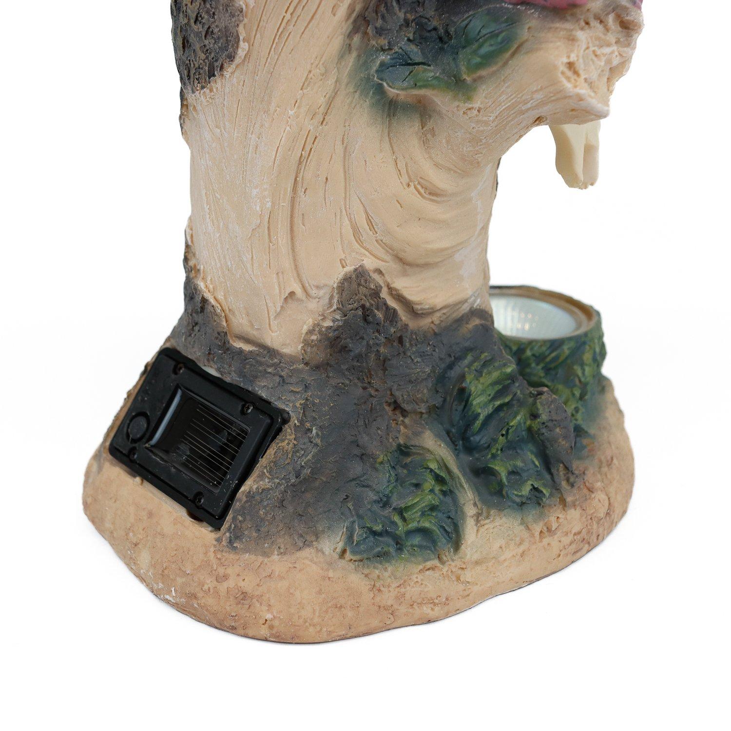 Brown - Streetwize - Solar Fairy Birdbath - 4