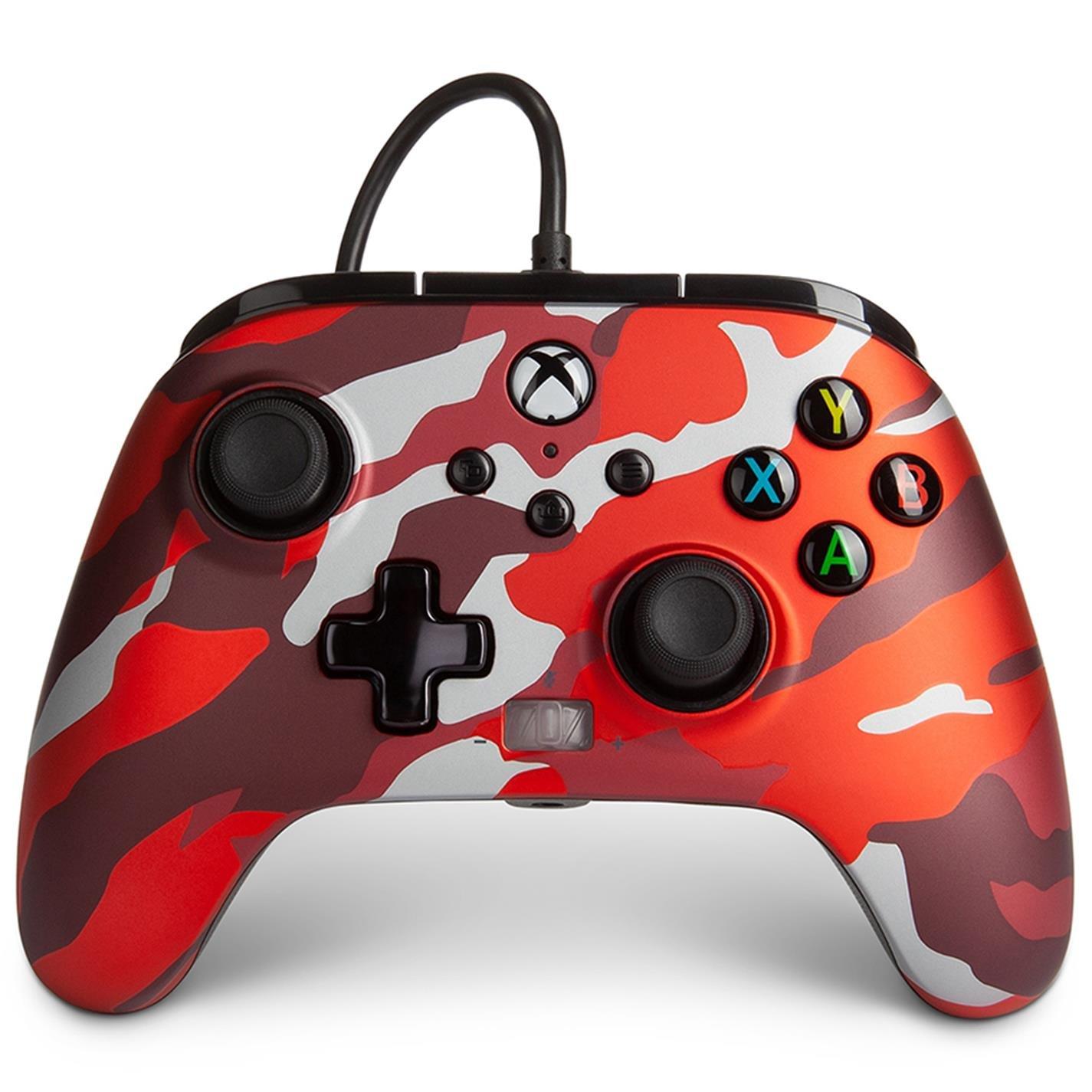 Elektronica - PowerA - Enhanced Wired Controller for Xbox X|S: Red Camo