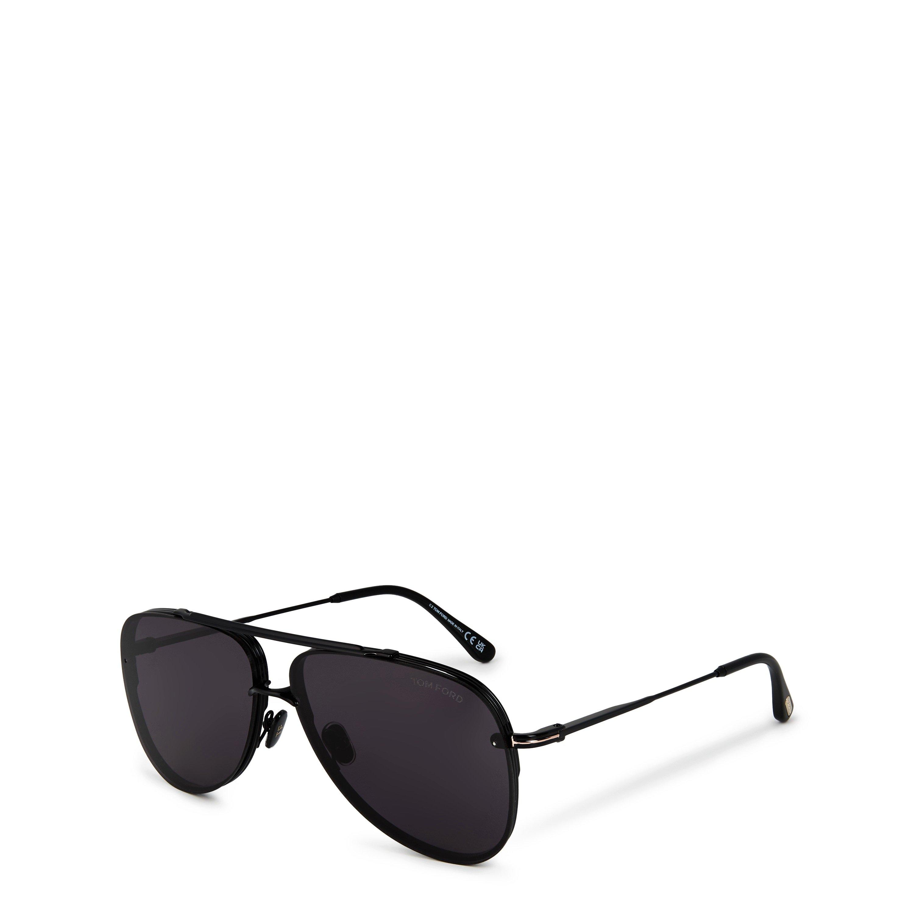 Black/Grey - Tom Ford - Leon Sunglasses - 1