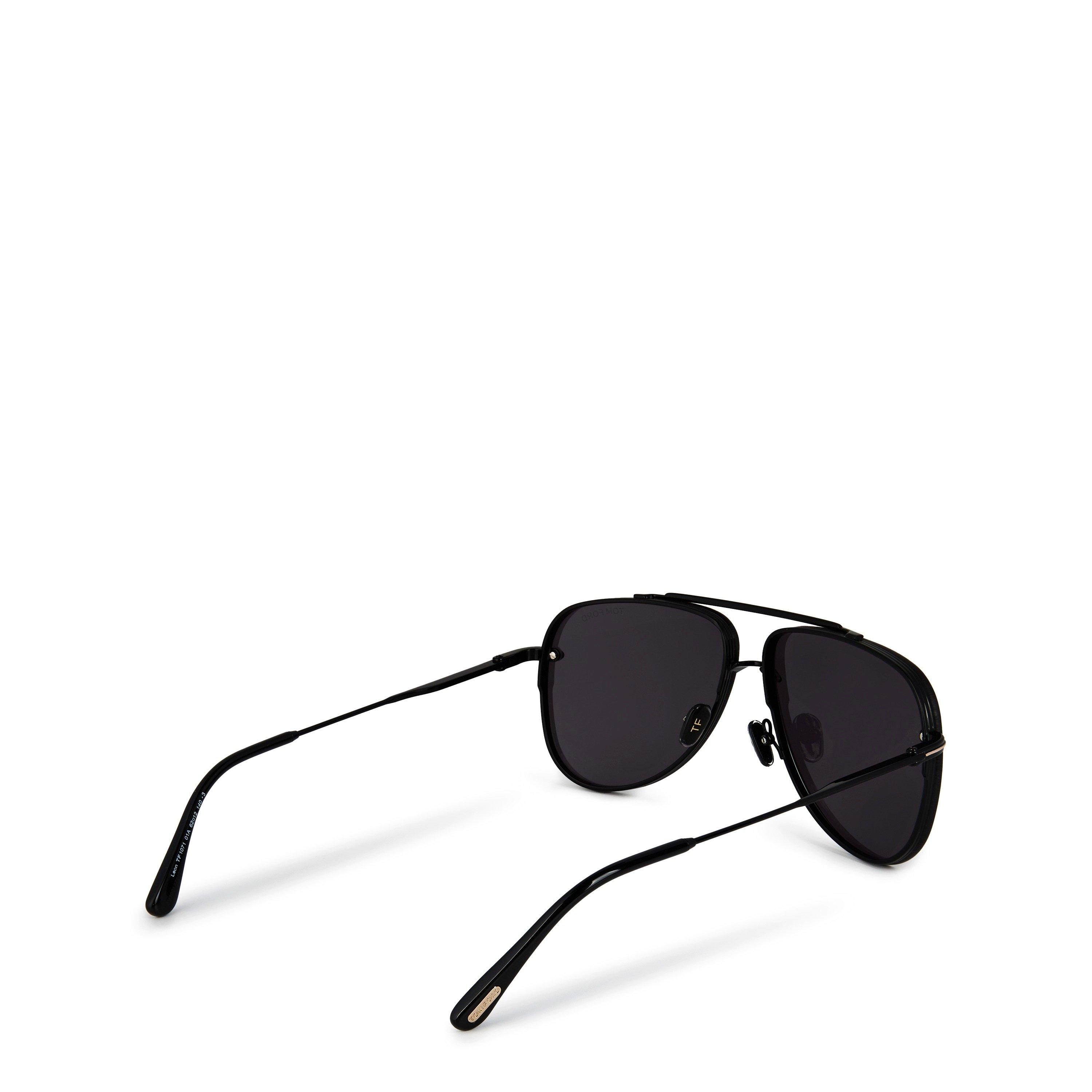 Black/Grey - Tom Ford - Leon Sunglasses - 3