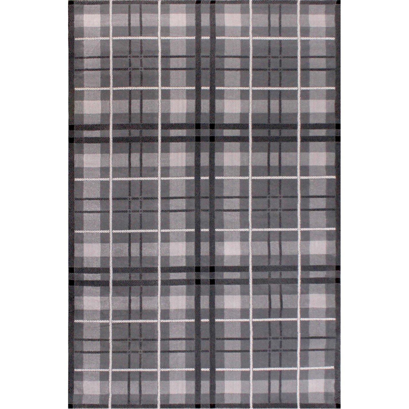 Grey - Ultimate Rug - TARTAN CHECK - 2