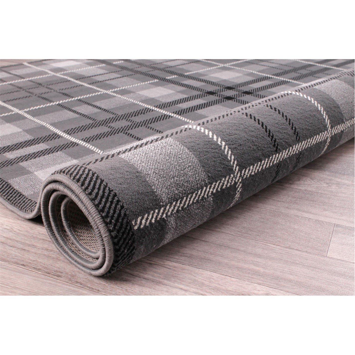 Grey - Ultimate Rug - TARTAN CHECK - 3