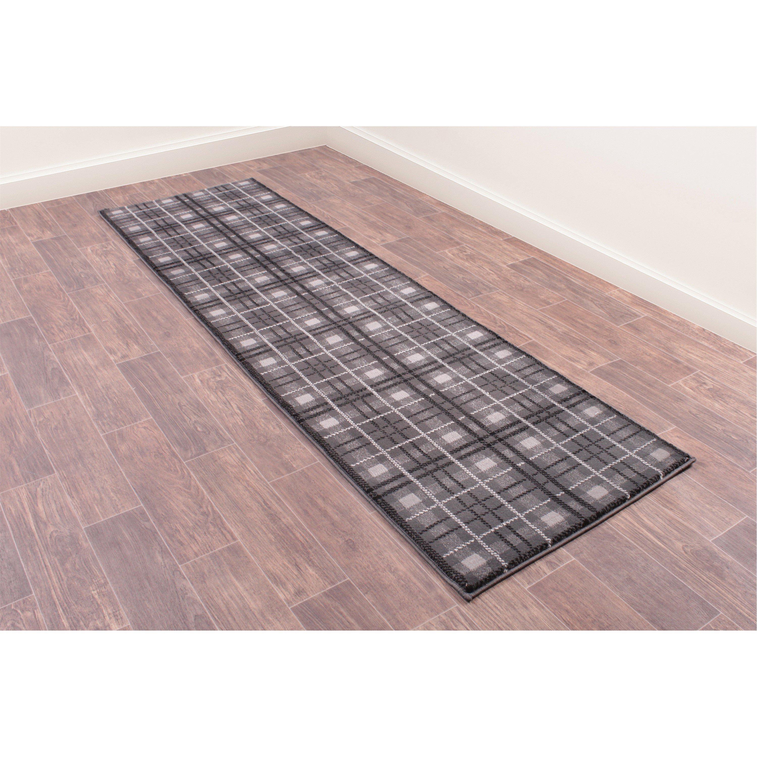Grey - Ultimate Rug - TARTAN CHECK - 5