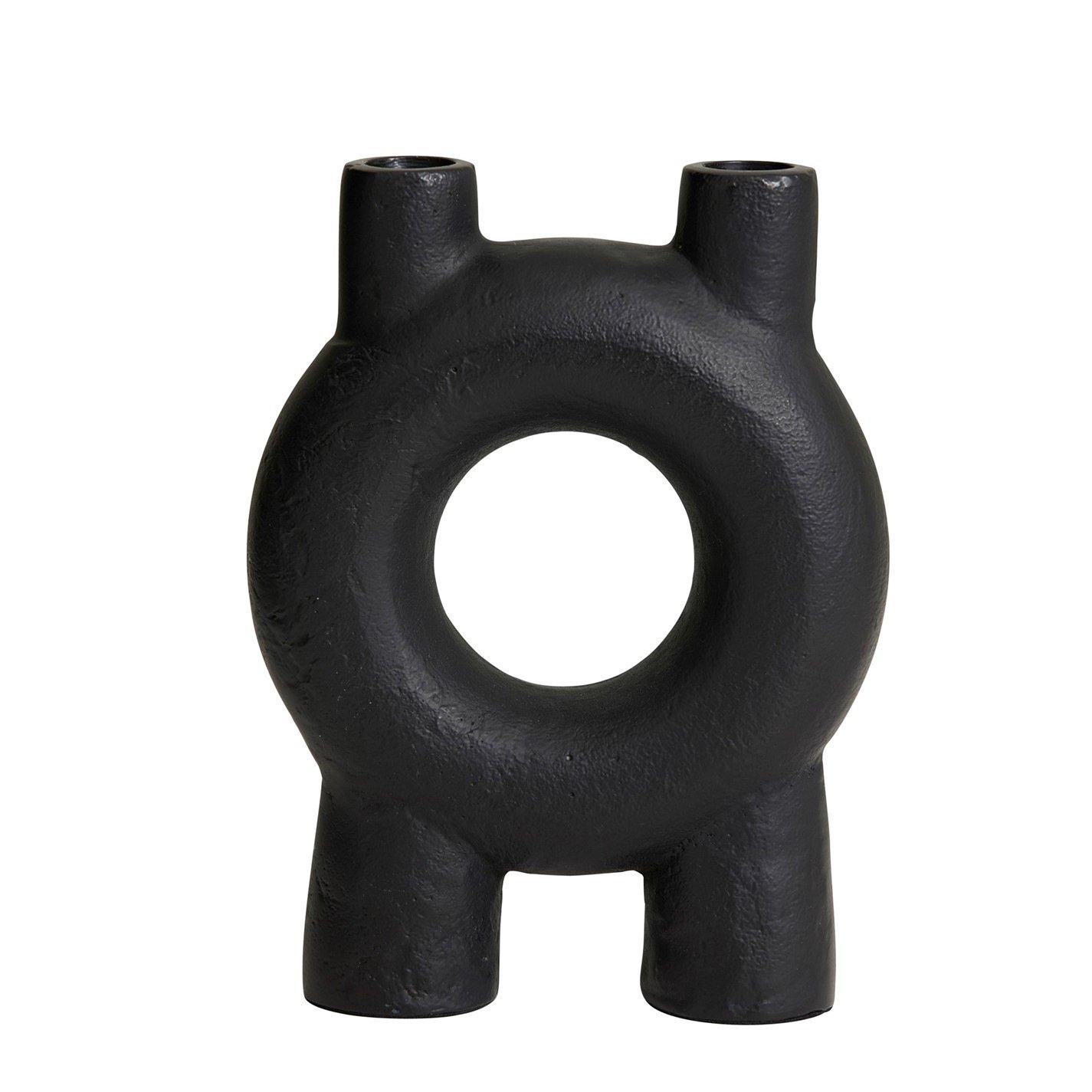 Black - Nordal - Oja Candle Holder - Large - 1