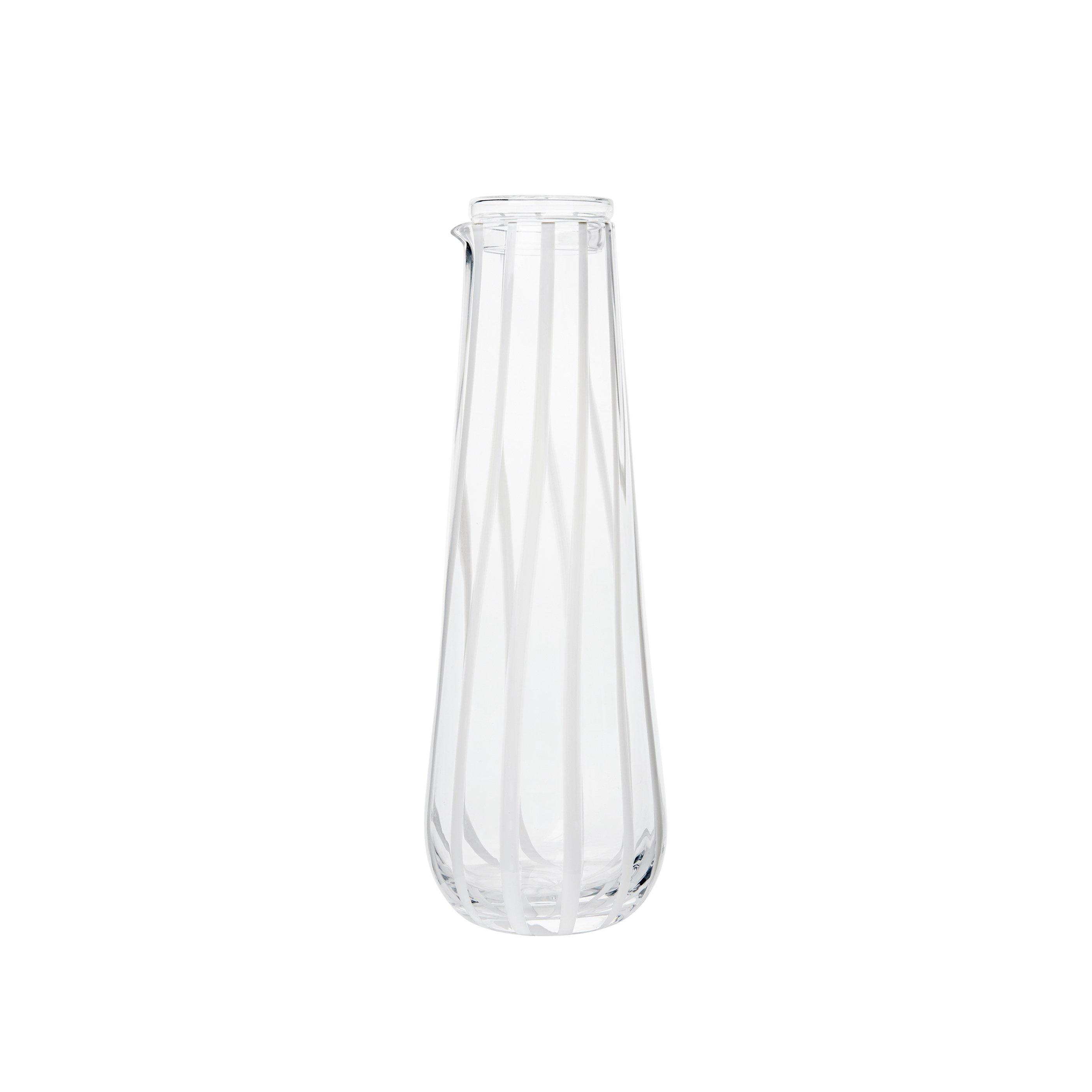 Clear - Broste Copenhagen - Stripe Jug - 1