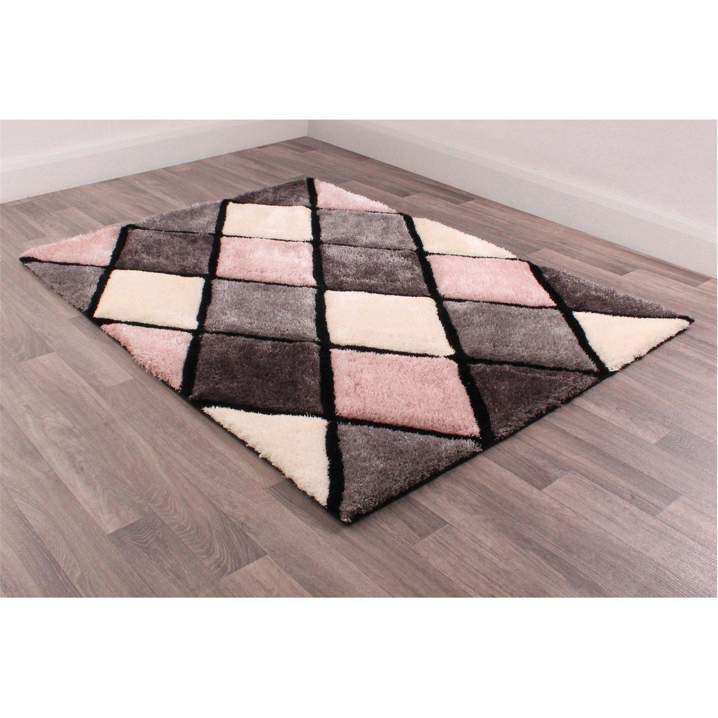 Blush - Ultimate Rug - 3D CARVED DIAMOND - 2