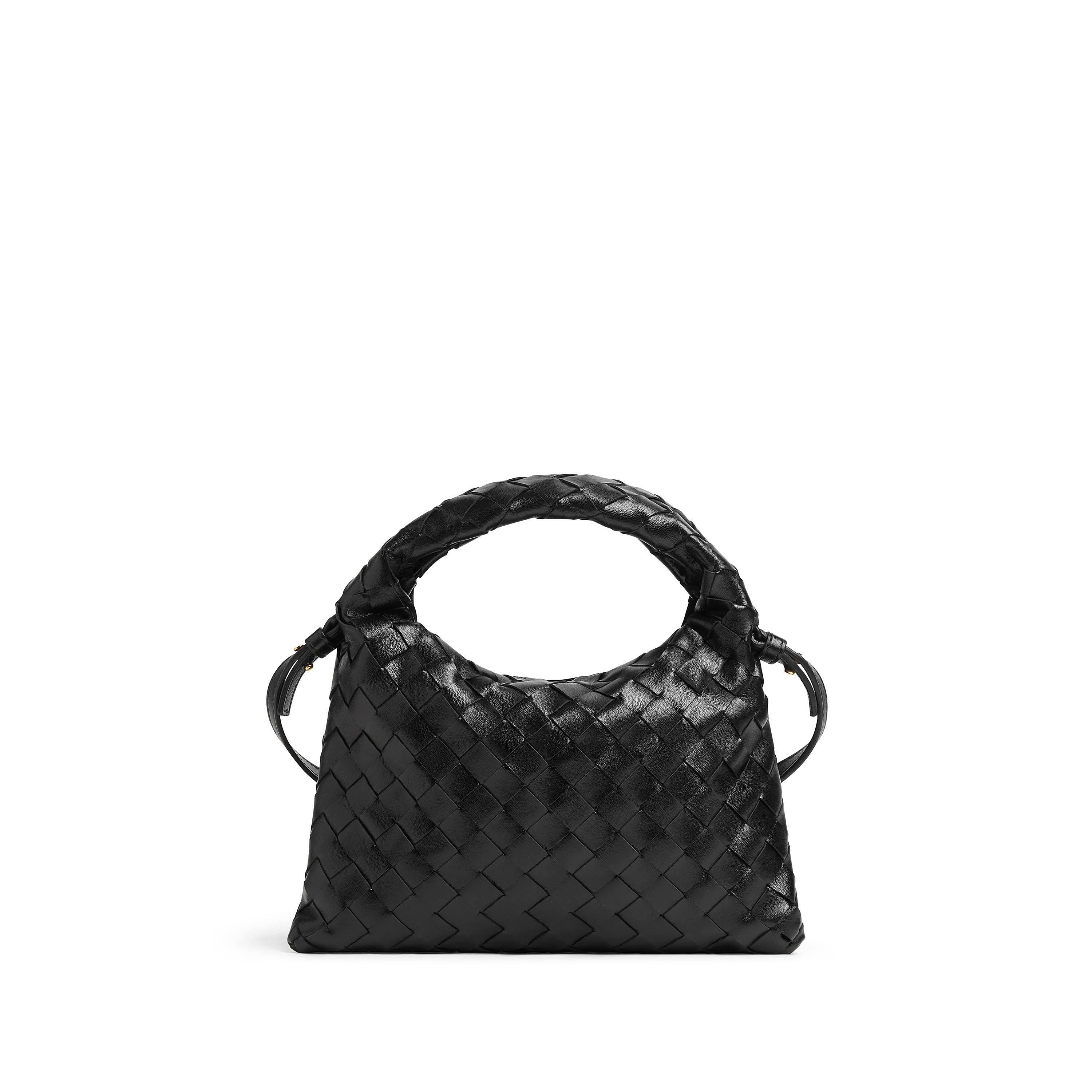 Black/Brass - Bottega Veneta - Mini Hop - 3