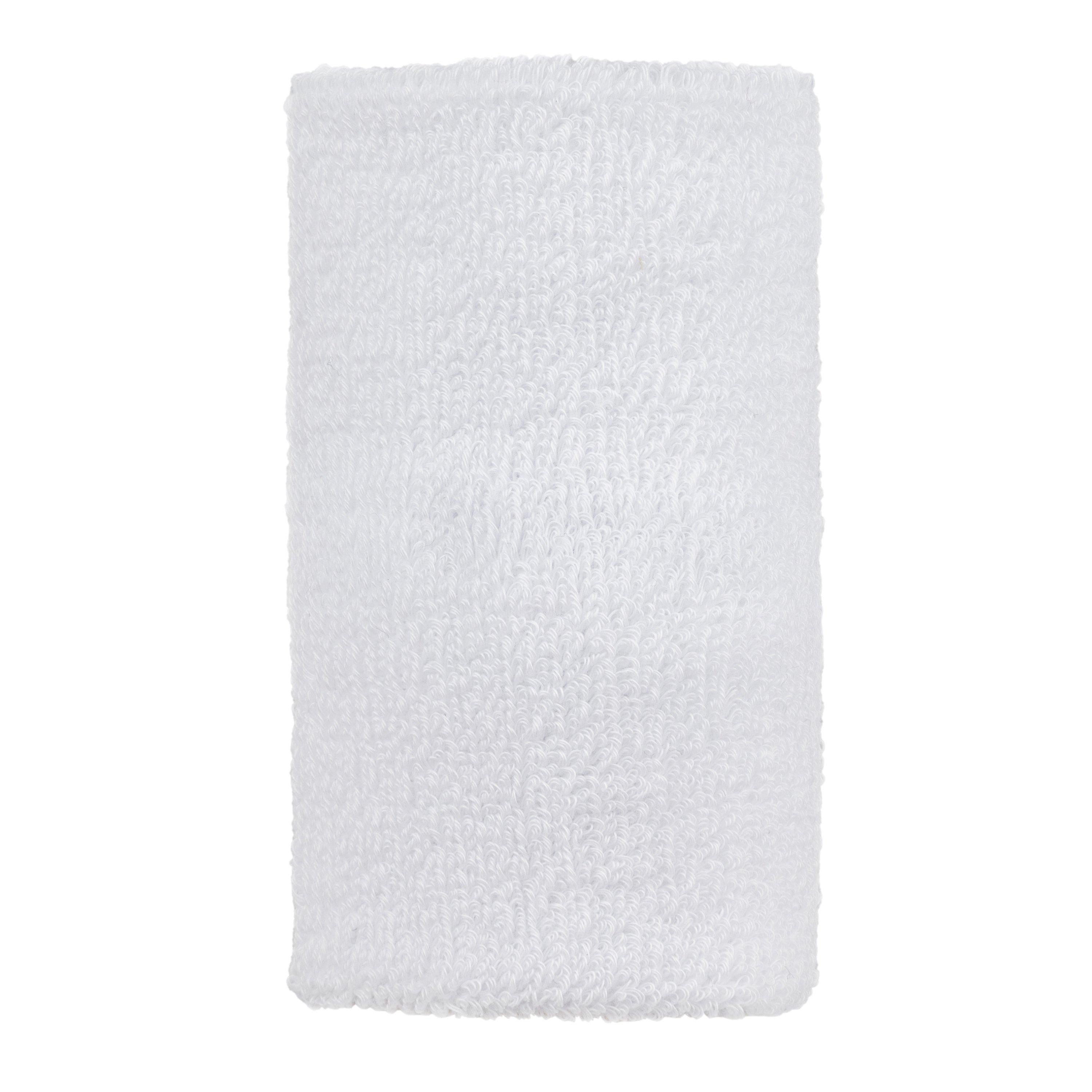 White - Slazenger - 2 Pack Double Wristbands - 4