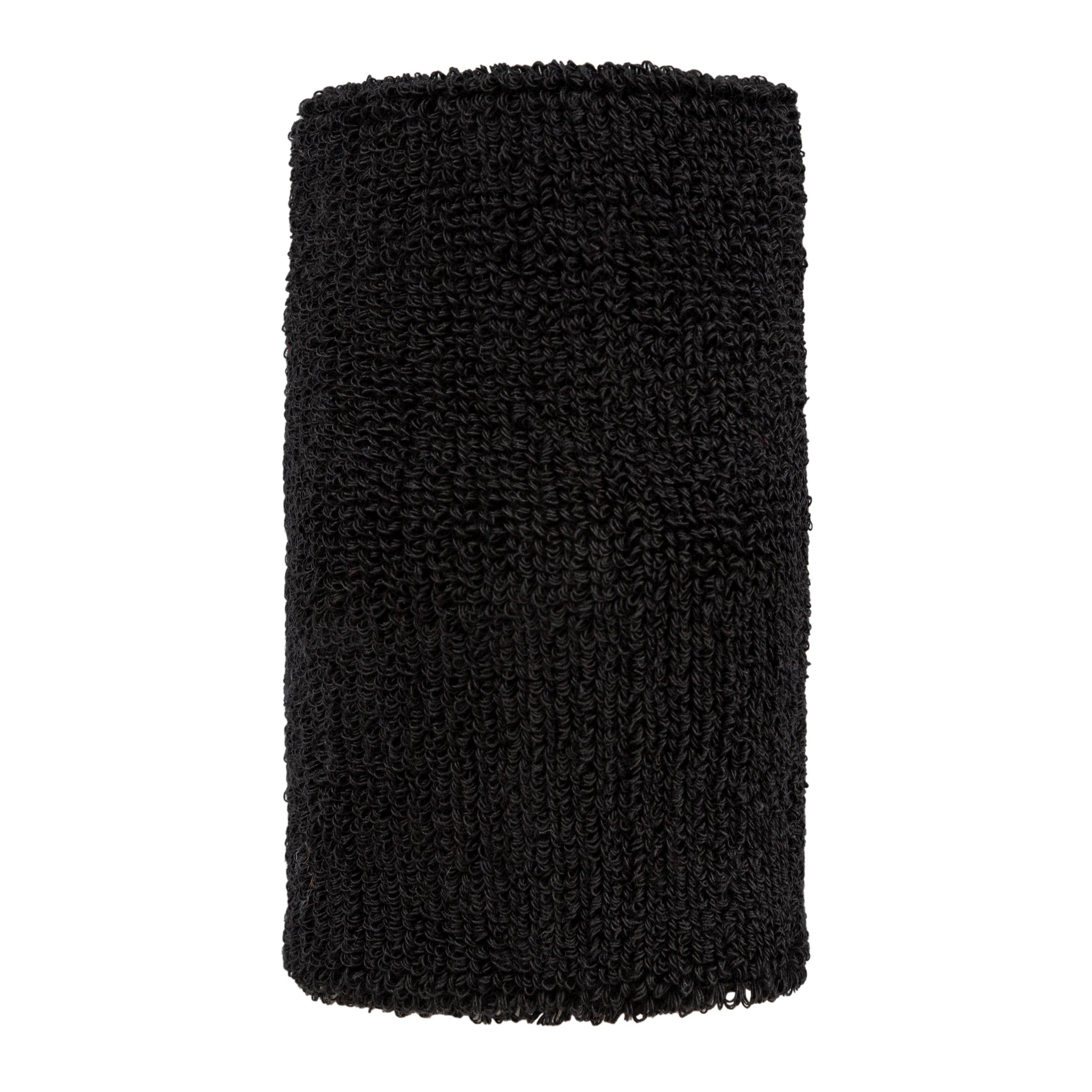 Crna - Slazenger - 2 Pack Double Wristbands - 4