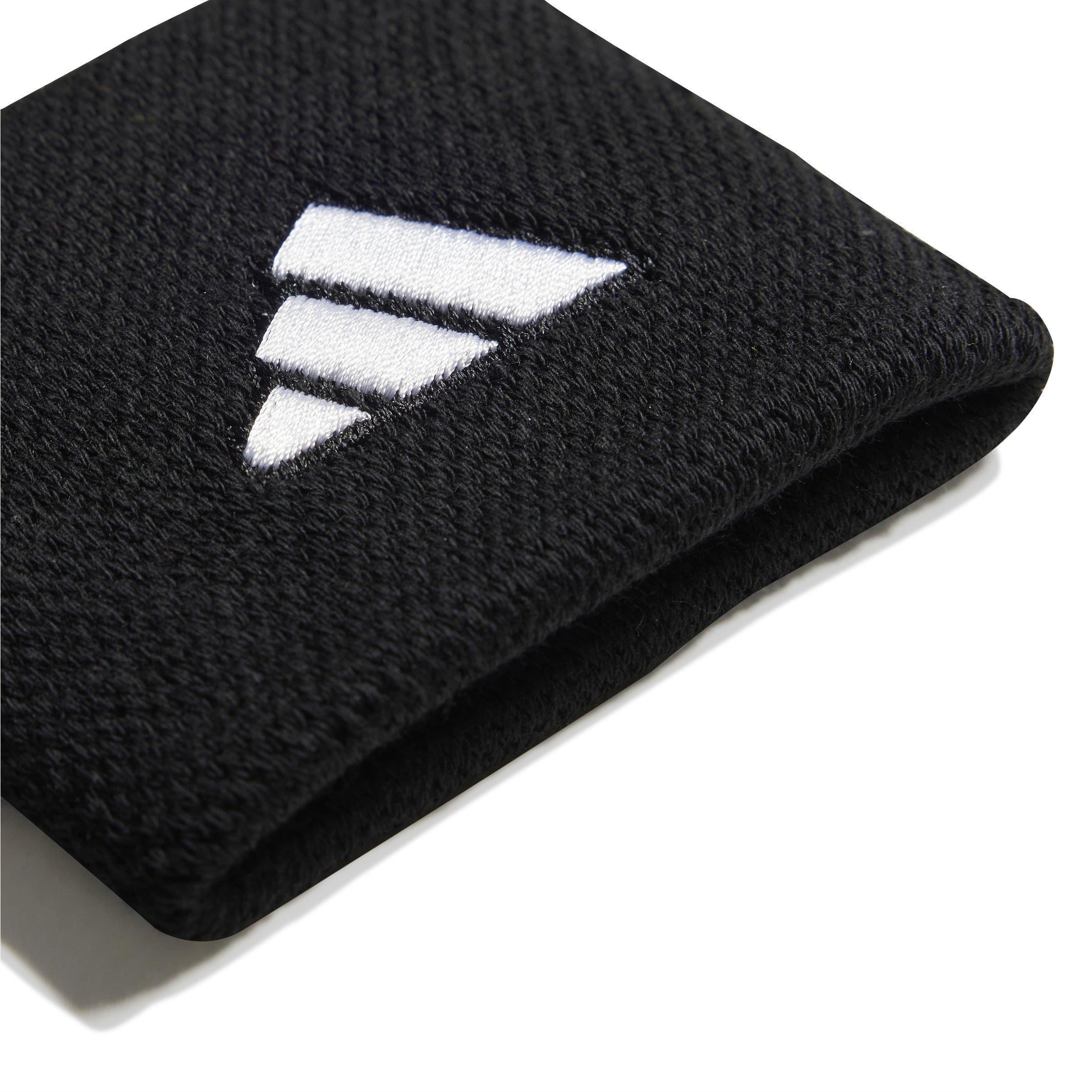 Black/Blk/White - adidas - Tennis Wristband - 3