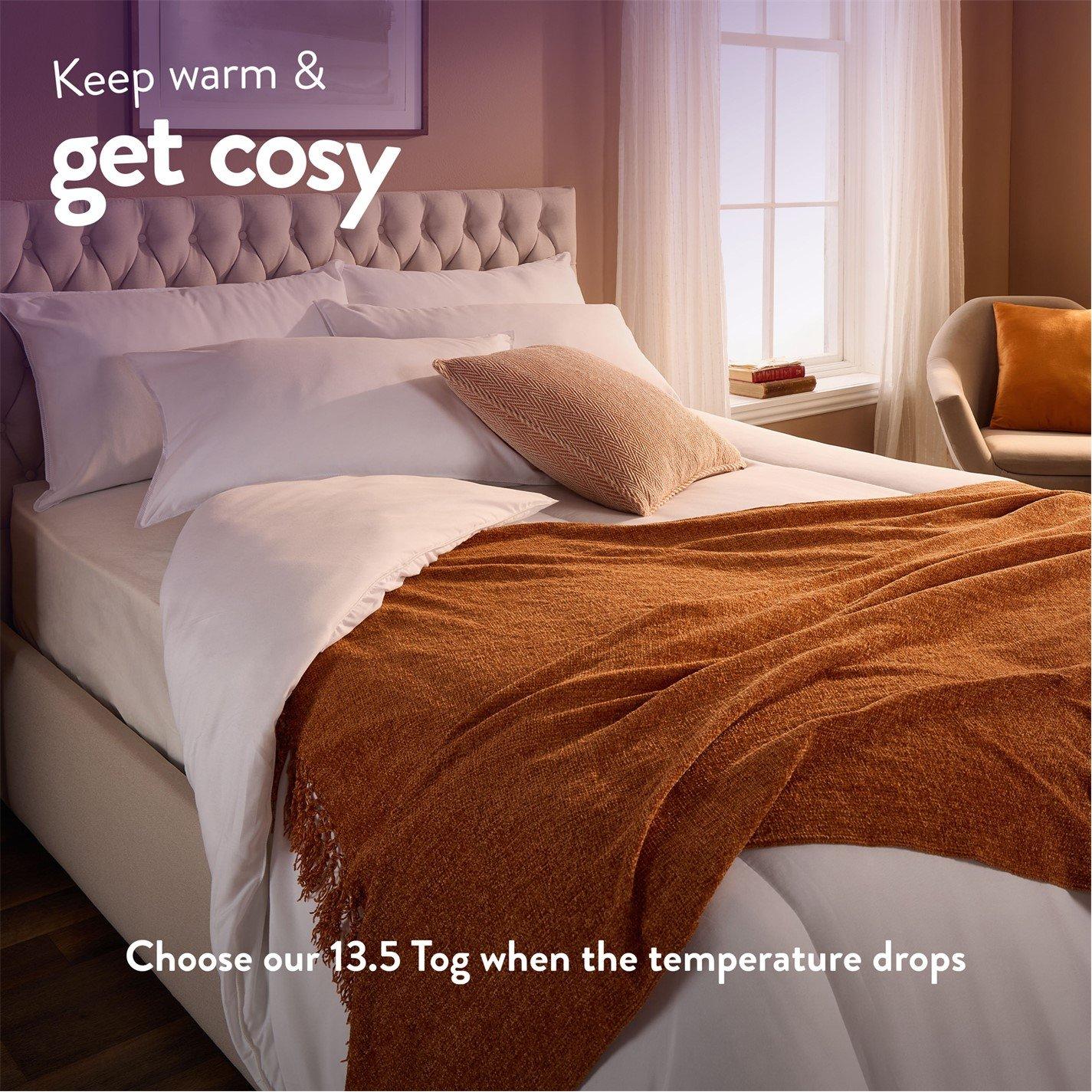 White - Slumberdown - Climate Control 13.5 Tog Duvet - 4