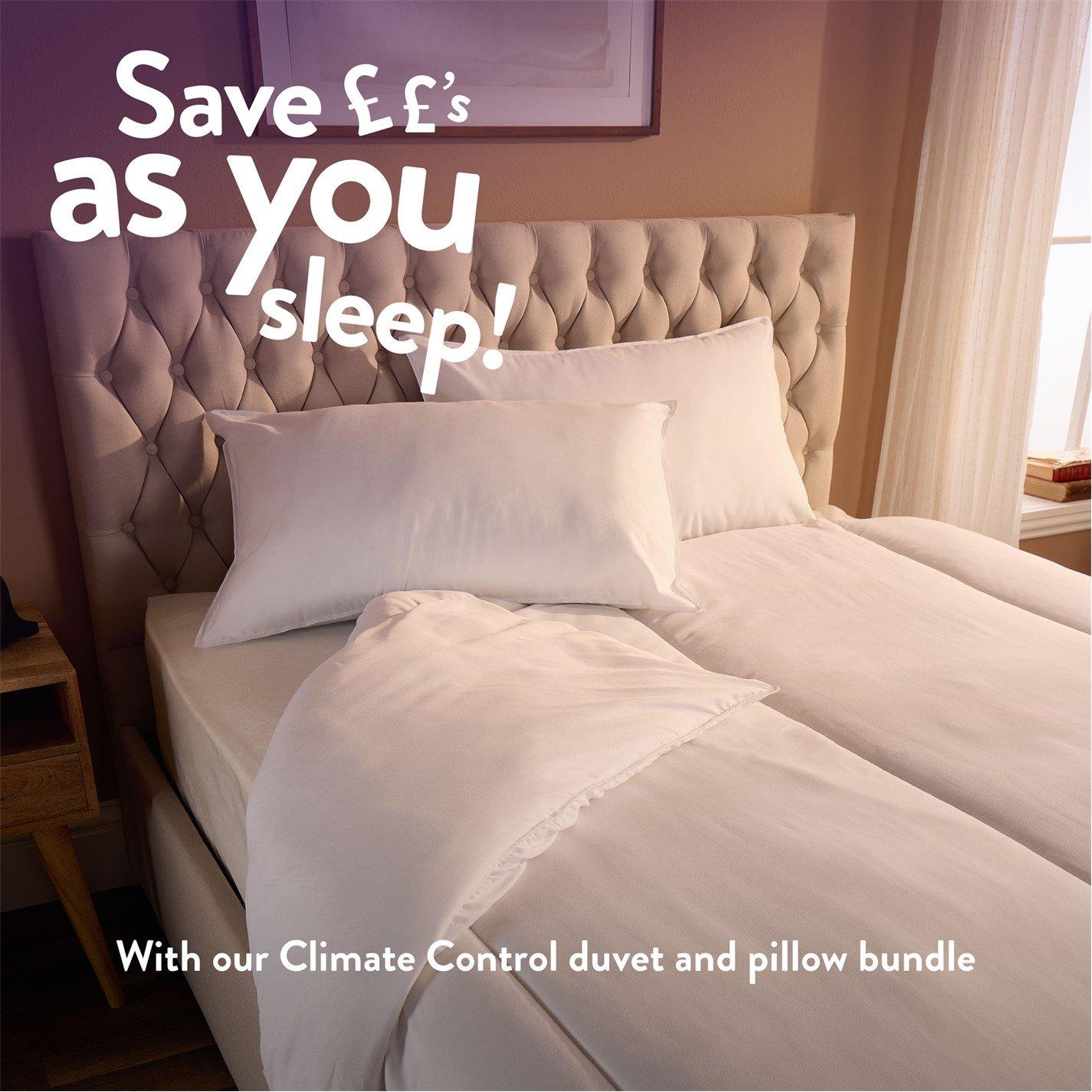 White - Slumberdown - Climate Control 13.5 Tog Duvet - 5
