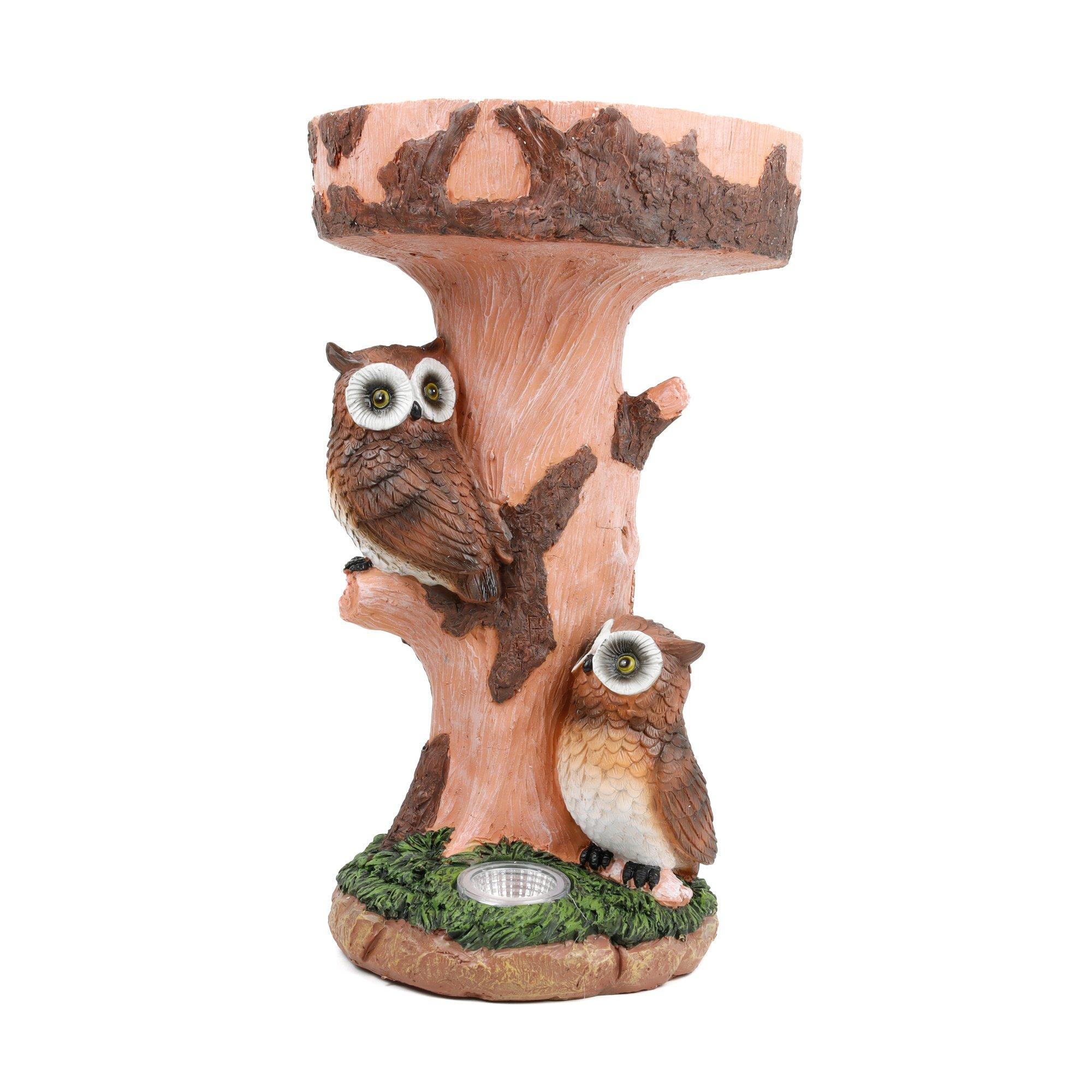 Streetwize Solar Owl Birdbath Light