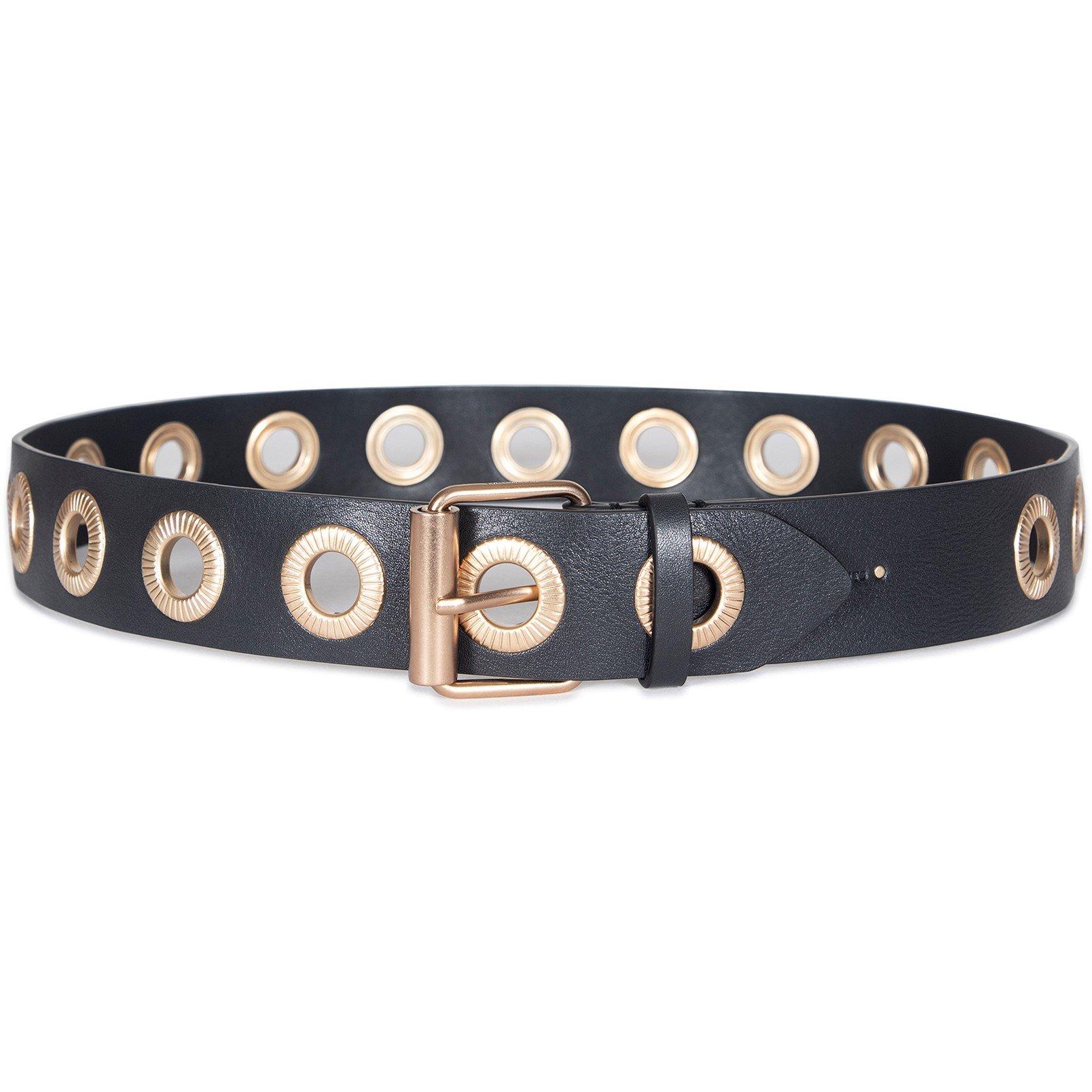 Accessories Belts Leather Eyelet Belt AllSaints Large Eyelet Belt