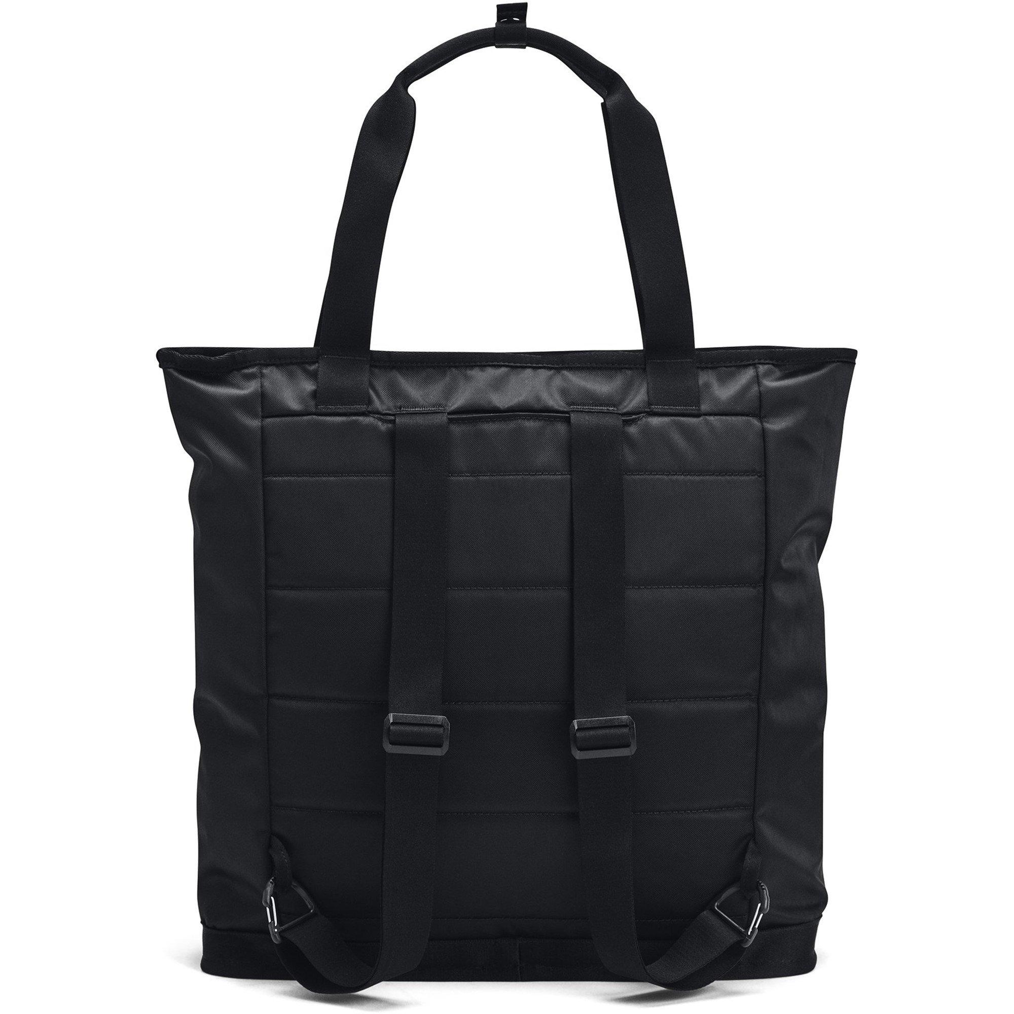 Zwart - Under Armour - Studio Tote Backpack Womens - 5