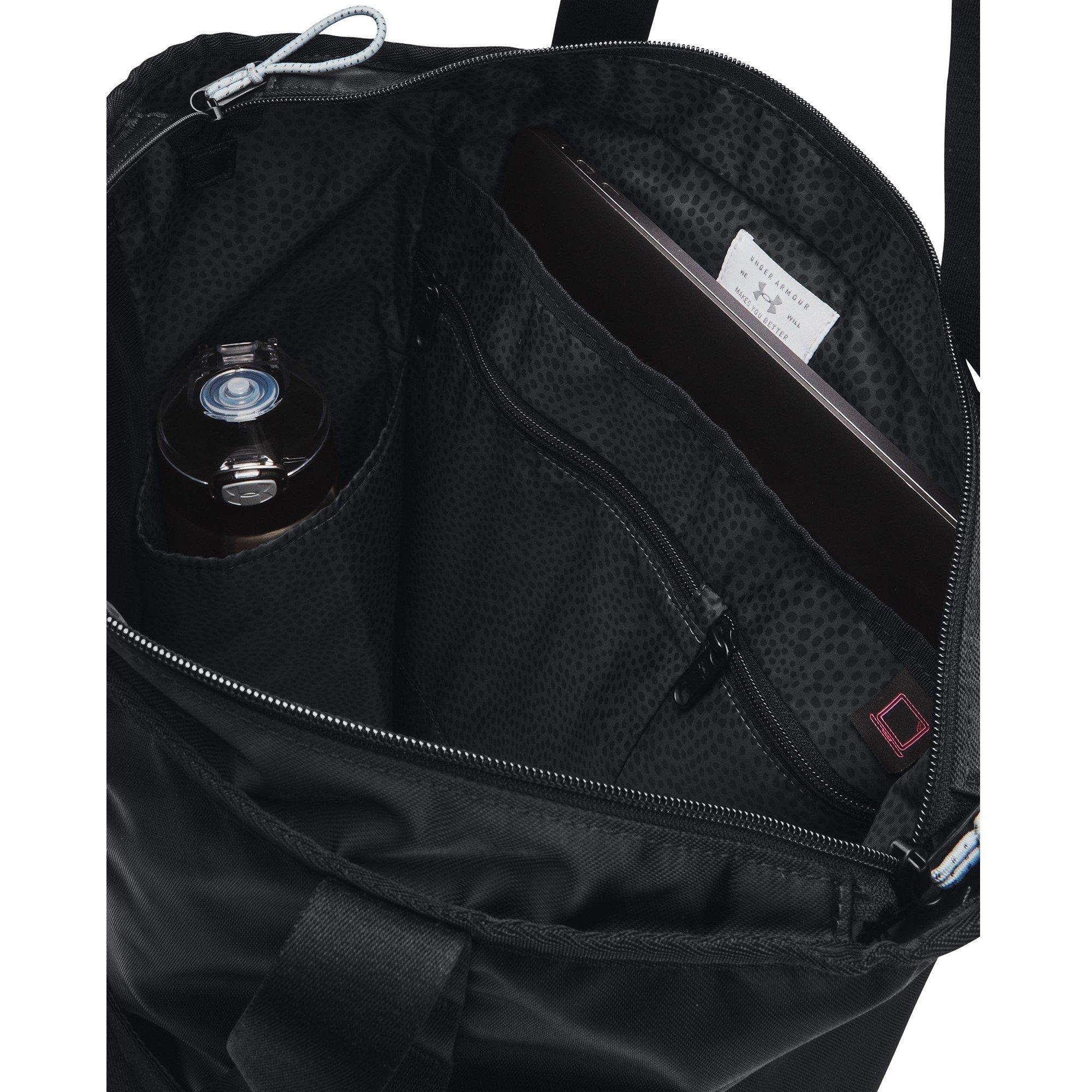 Zwart - Under Armour - Studio Tote Backpack Womens - 9