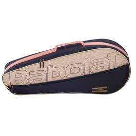 Babolat brown leather embossed bag