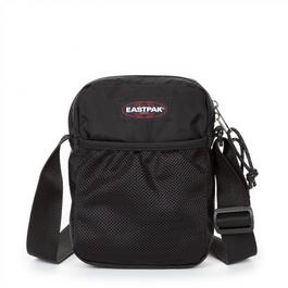 Eastpak Crystal Cobra leather bag Black