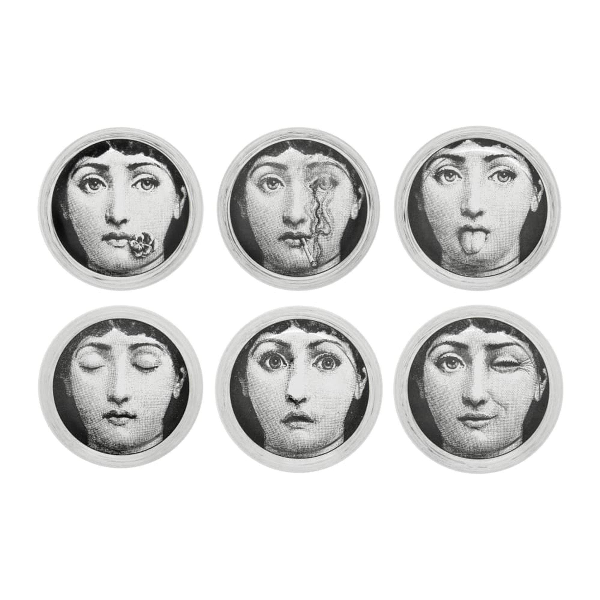 Black & White - Fornasetti - Tema e Variazioni Set of 6 Glasses - 12