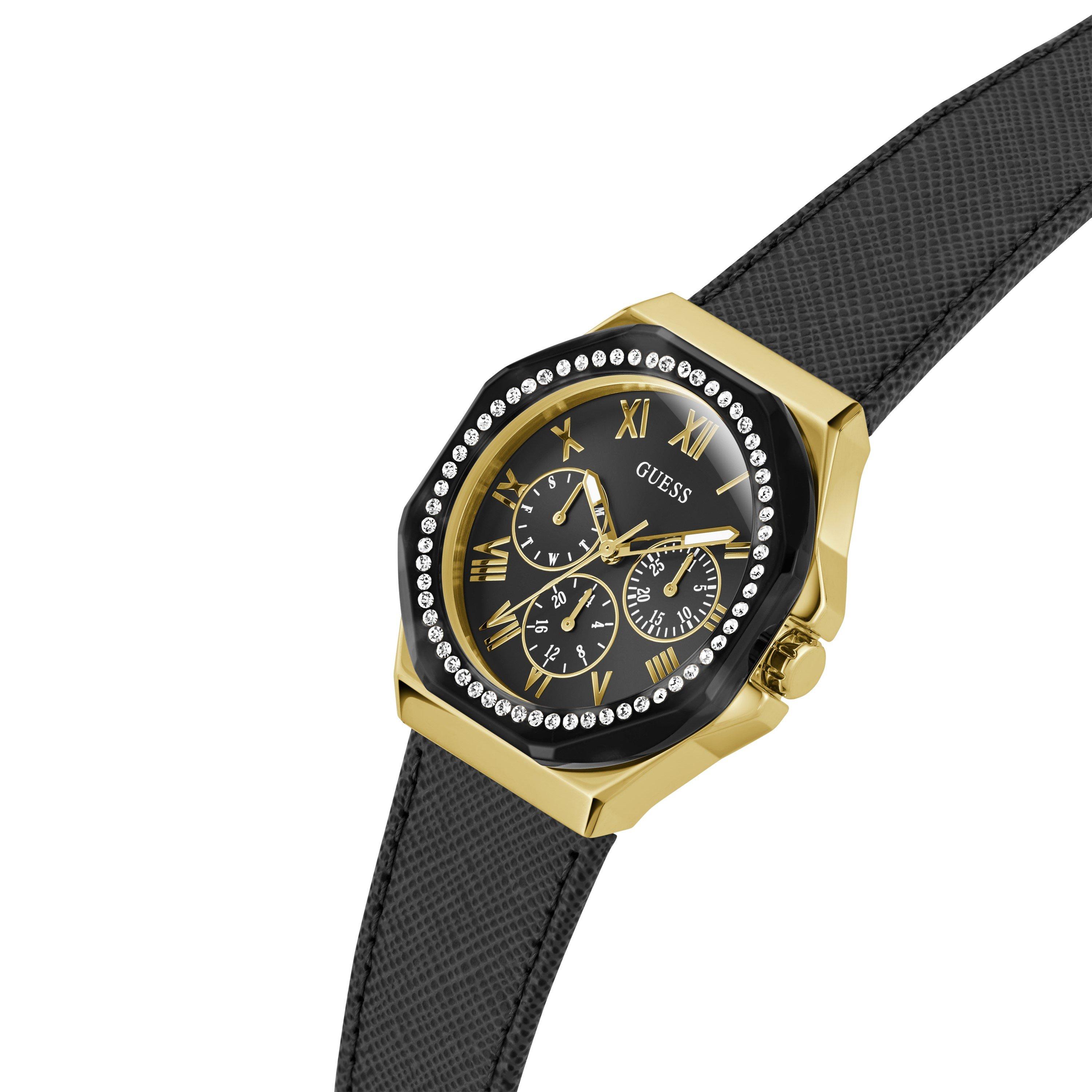 Black/Black - Guess - GUESS Glaze Watch - 4