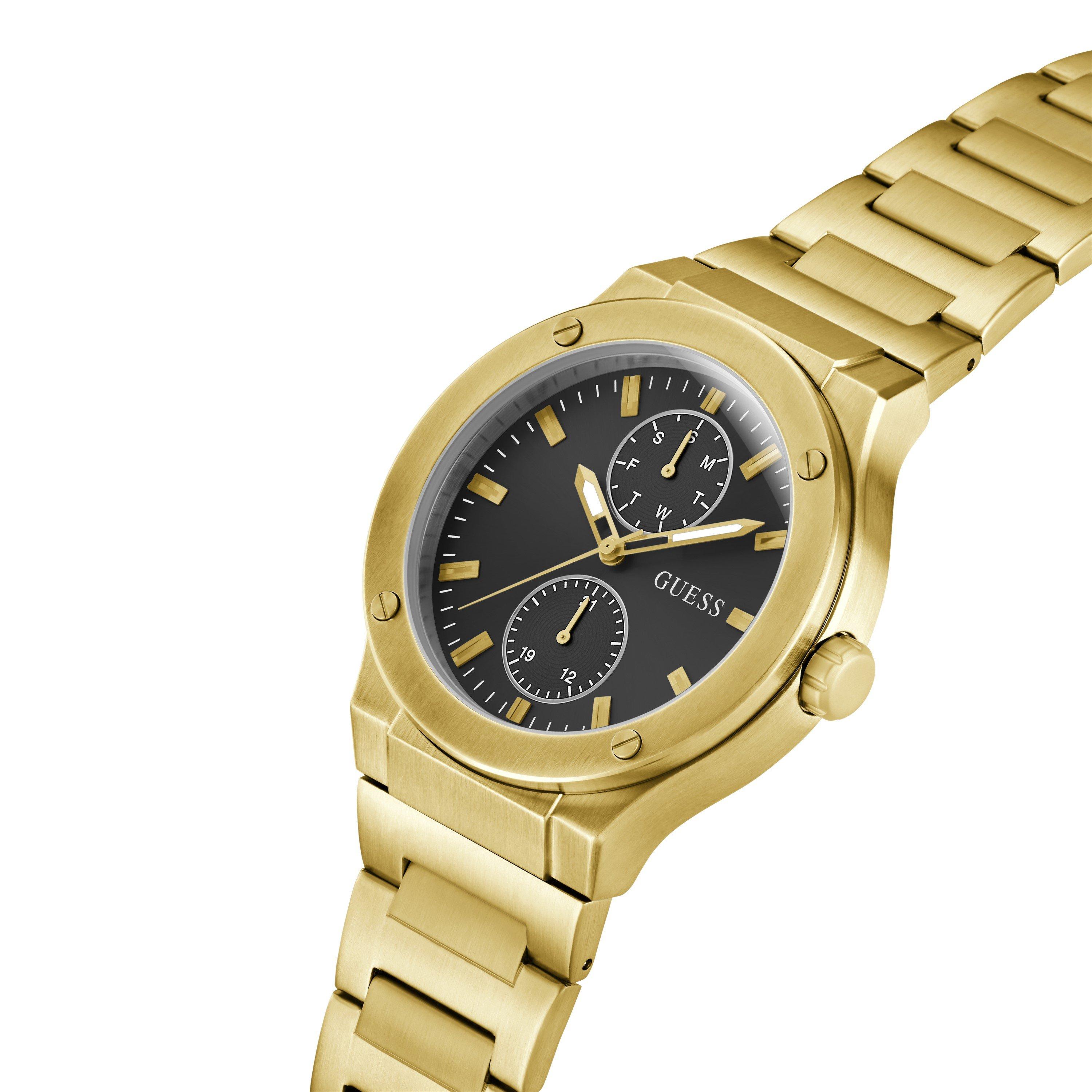 Gold/Black - Guess - GUESS Jet Watch - 4