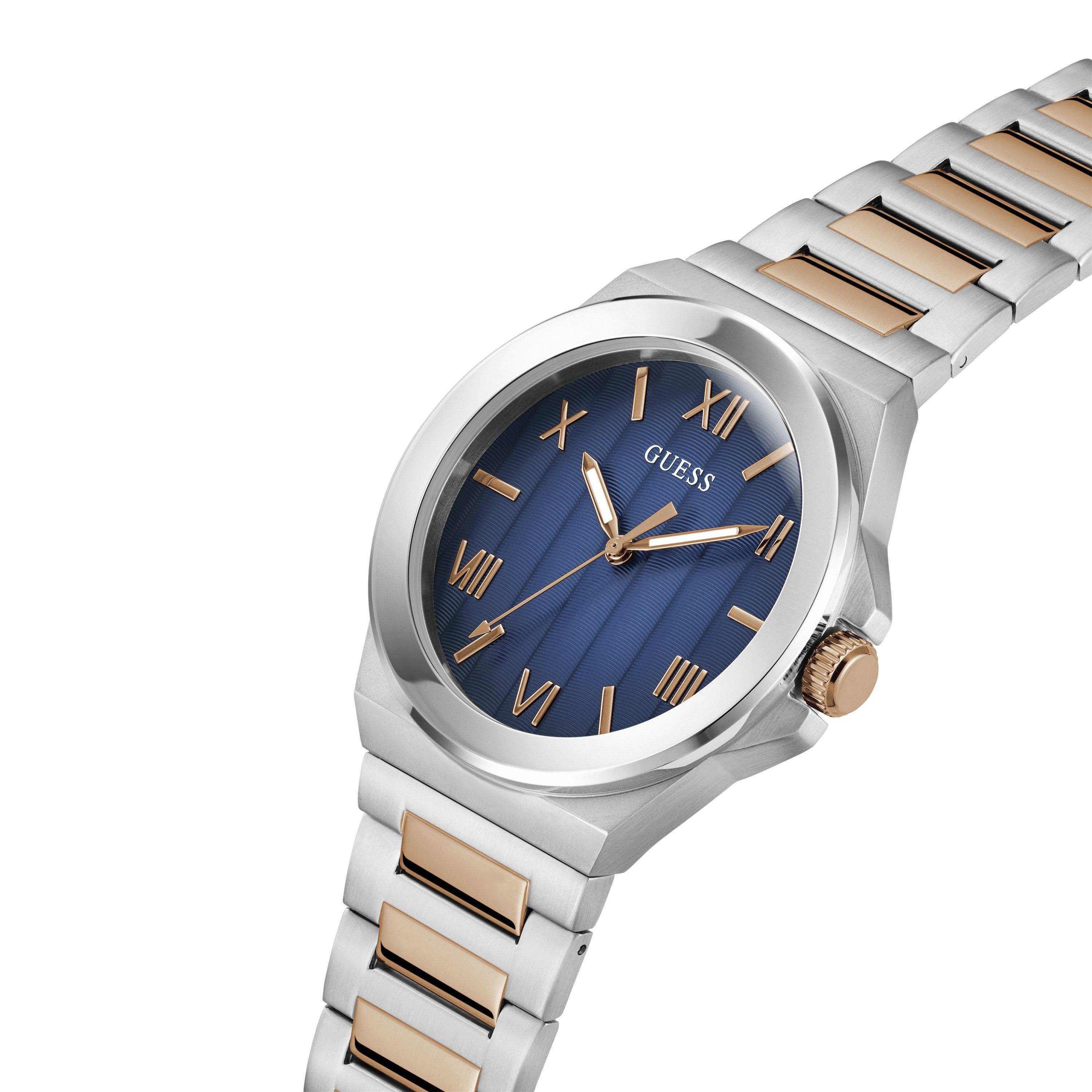 Silber/Blau - Guess - GUESS Vinyl Watch - 4